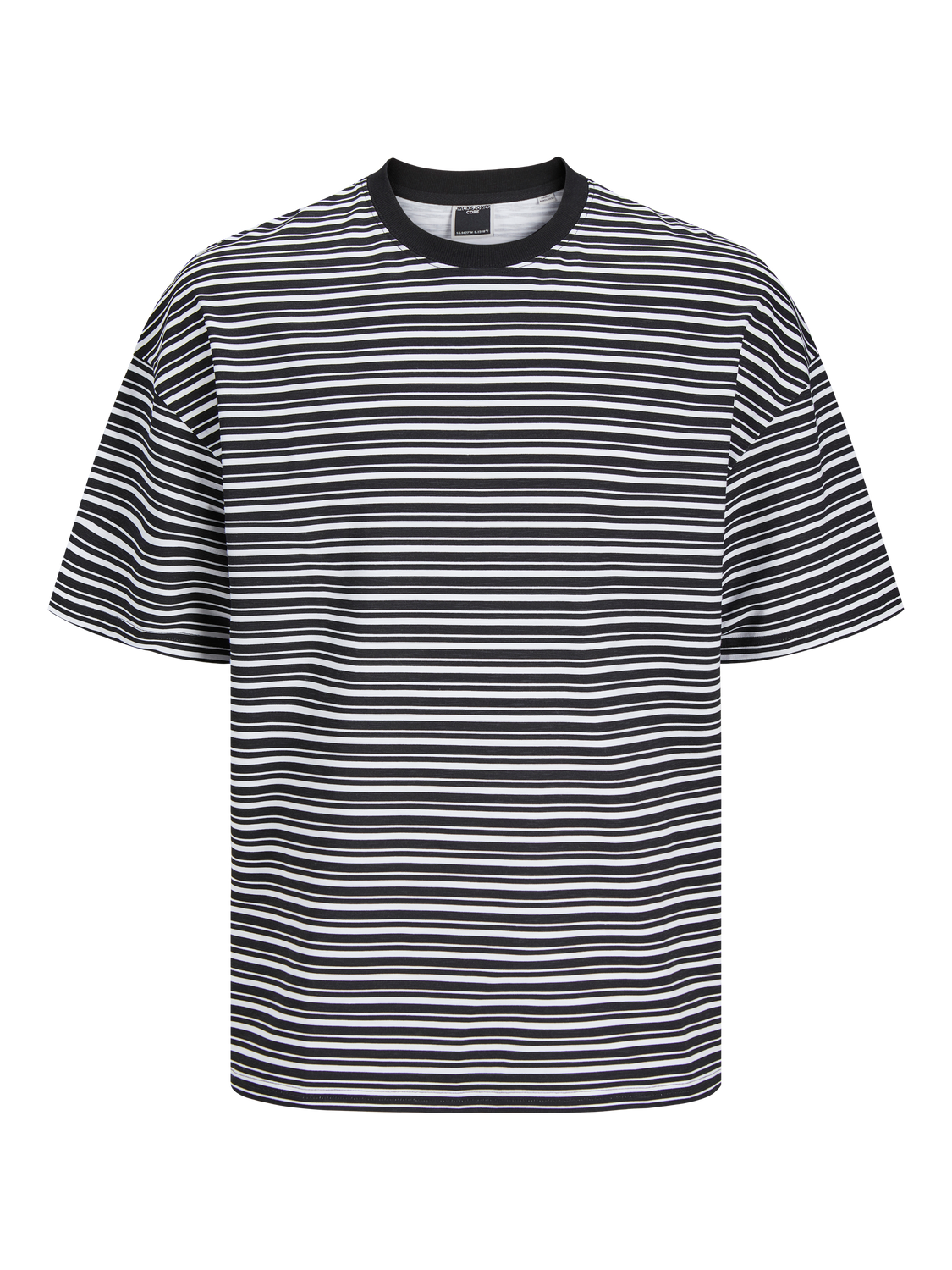 Jack & Jones T-shirt Col rond Coupe ample -White - 12256262