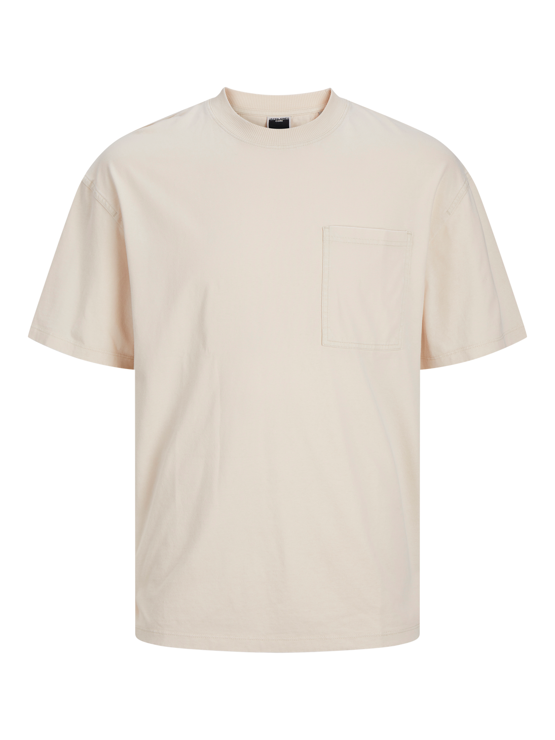 Jack & Jones T-shirt Col rond Coupe ample -Moonbeam - 12256314