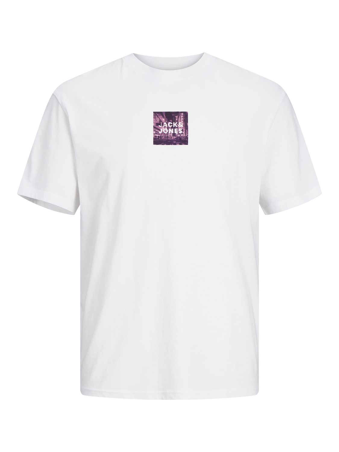 Jack & Jones T-shirt Col rond Coupe décontractée -White - 12256316
