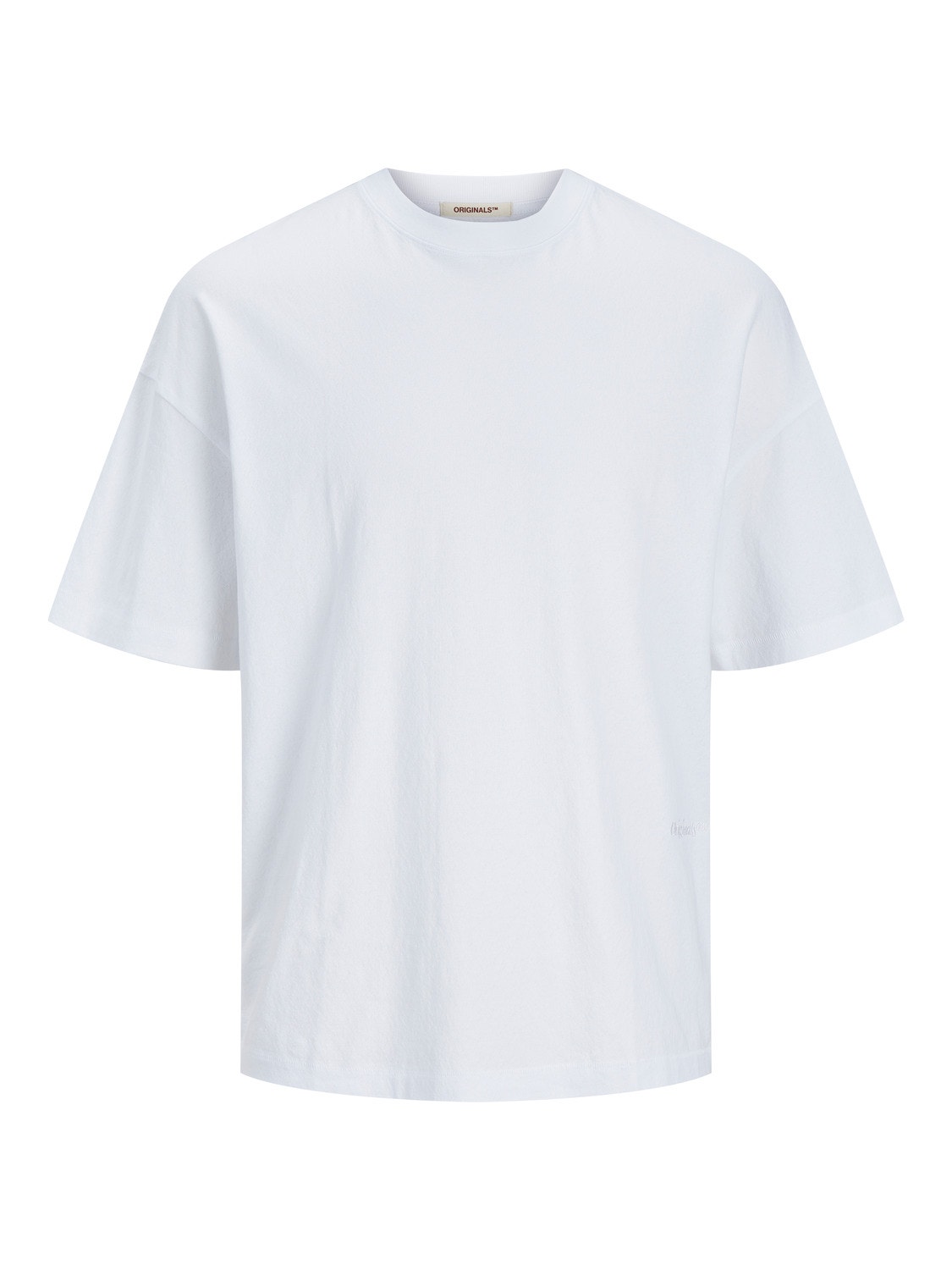 Jack & Jones Oversize Fit Crew neck T-Shirt -Bright White - 12256330