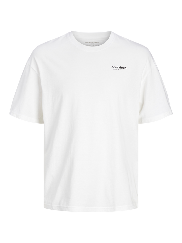 Jack & Jones T-shirt Col rond Coupe ample - 12256373