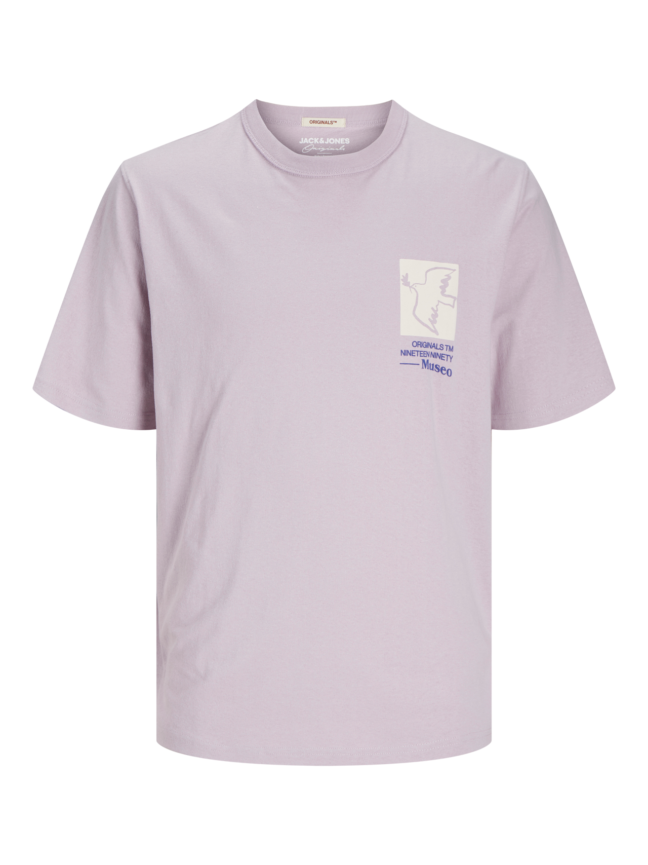 Jack & Jones T-shirt Col rond Coupe ample -Lavender Frost - 12256376