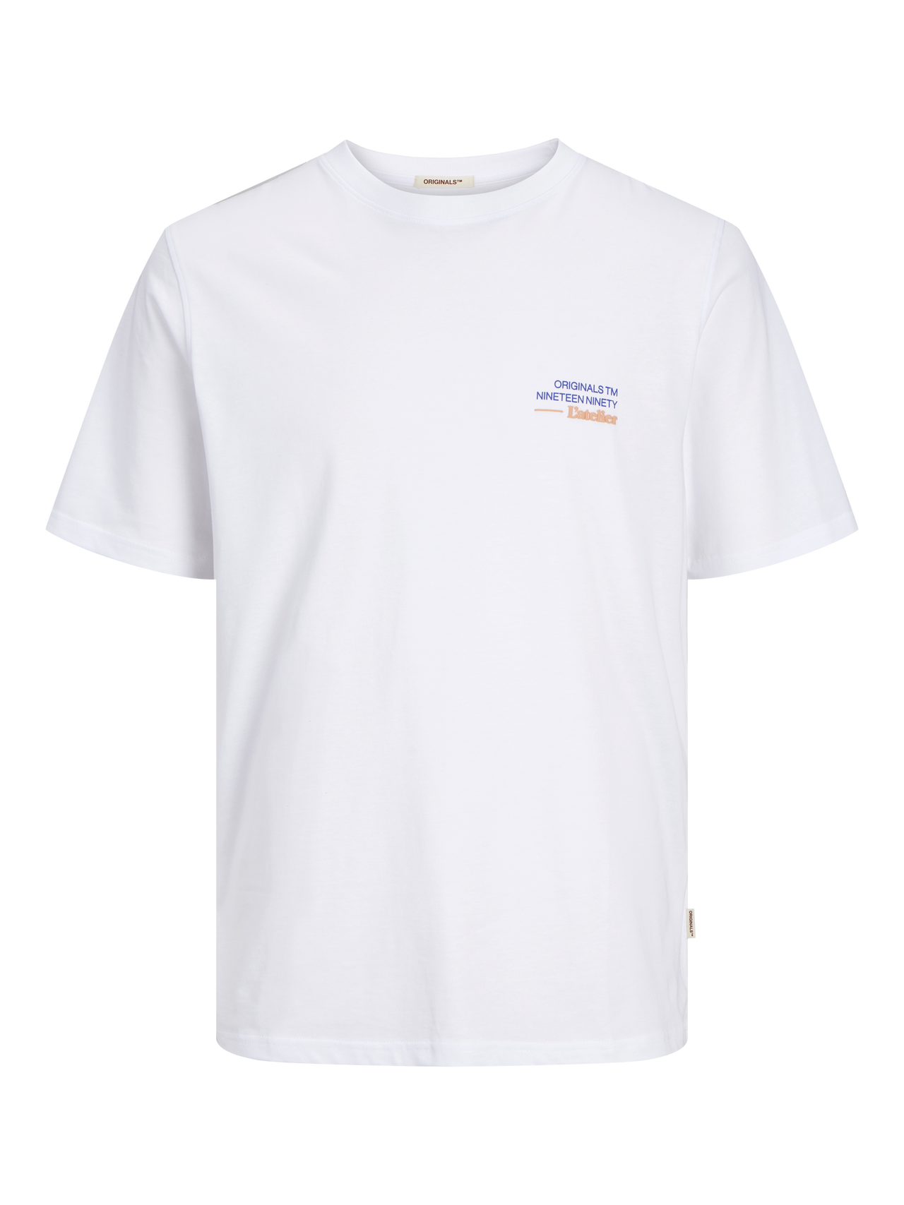 Jack & Jones Wide Fit Crew neck T-Shirt -Bright White - 12256379