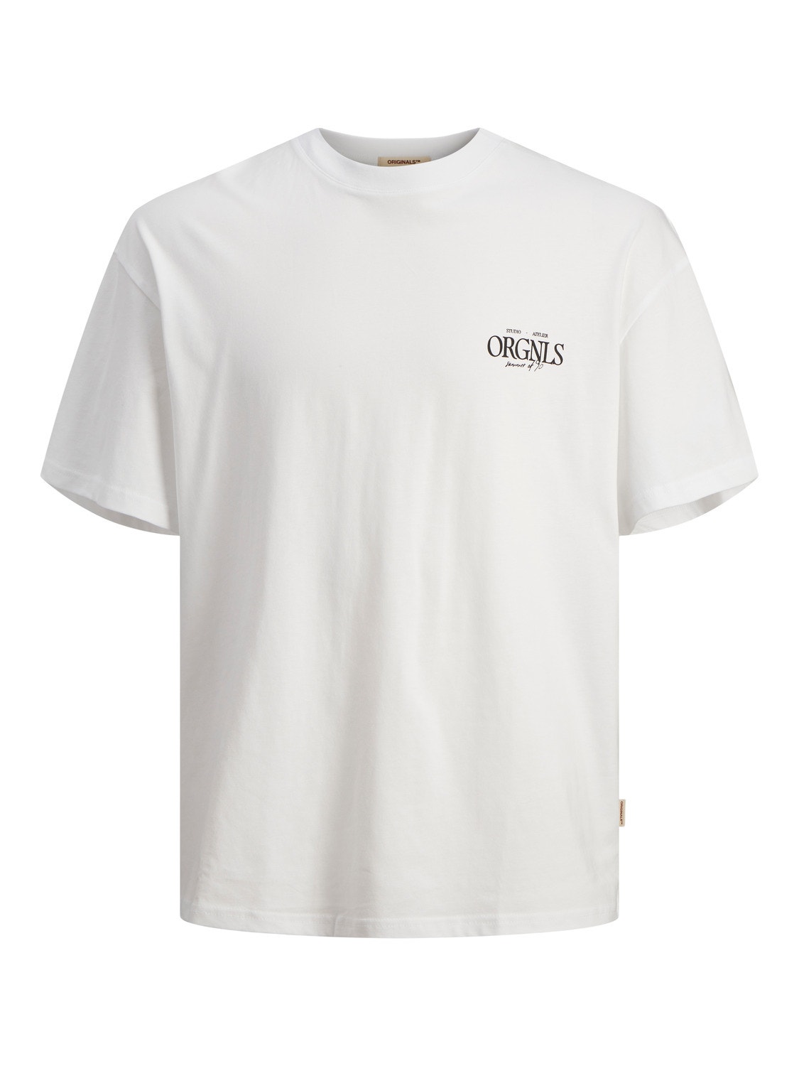 Jack & Jones Wide Fit Crew neck T-Shirt -Bright White - 12256385