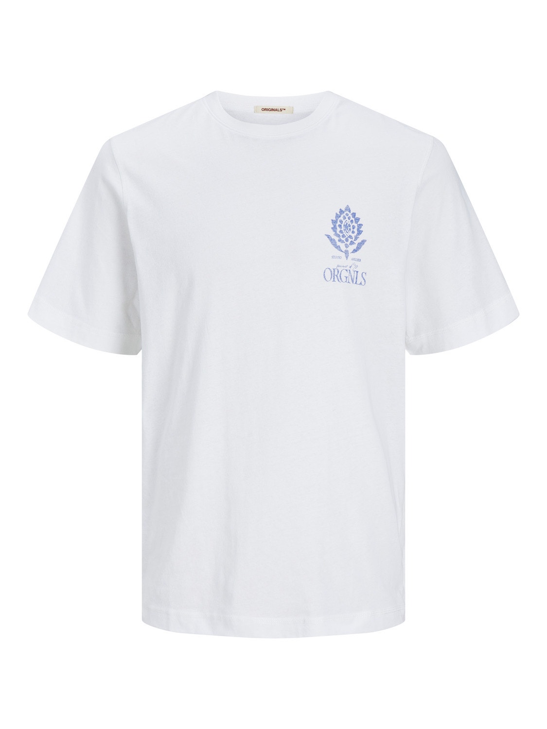 Jack & Jones Wide Fit Crew neck T-Shirt -Bright White - 12256406