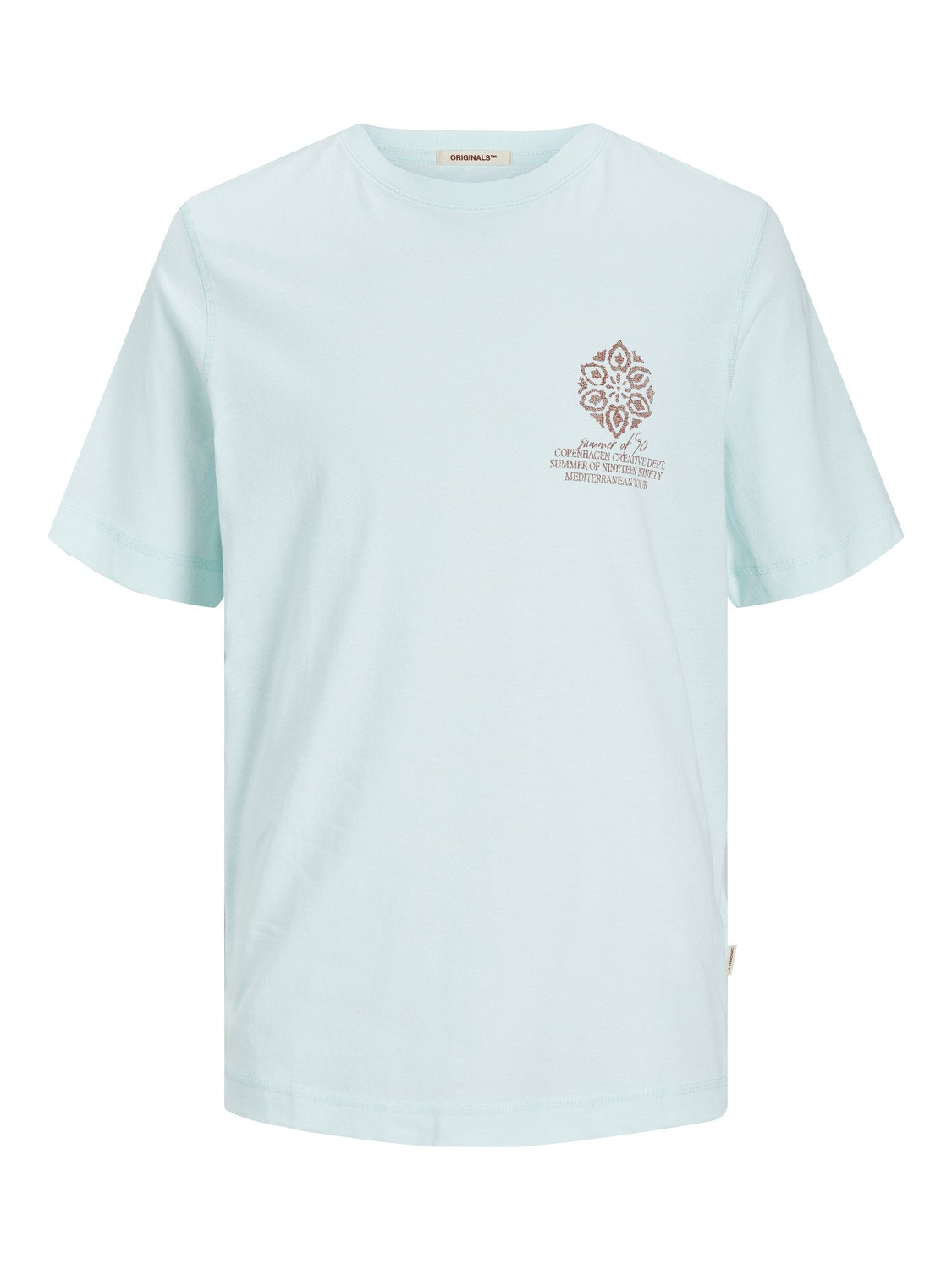 Jack & Jones Wide Fit Crew neck T-Shirt -Skylight - 12256406