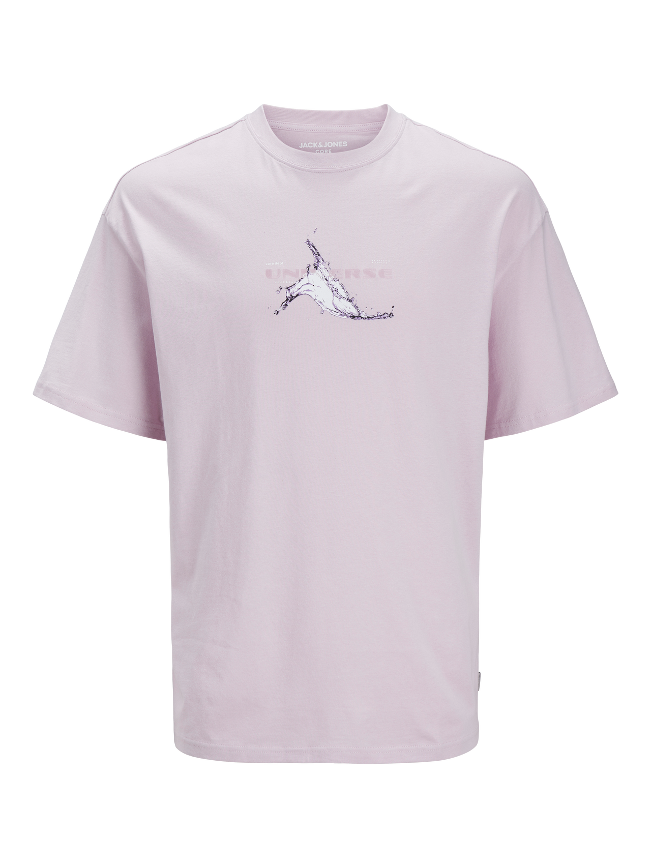 Jack & Jones T-shirt Col rond Coupe ample -Winsome Orchid - 12256500