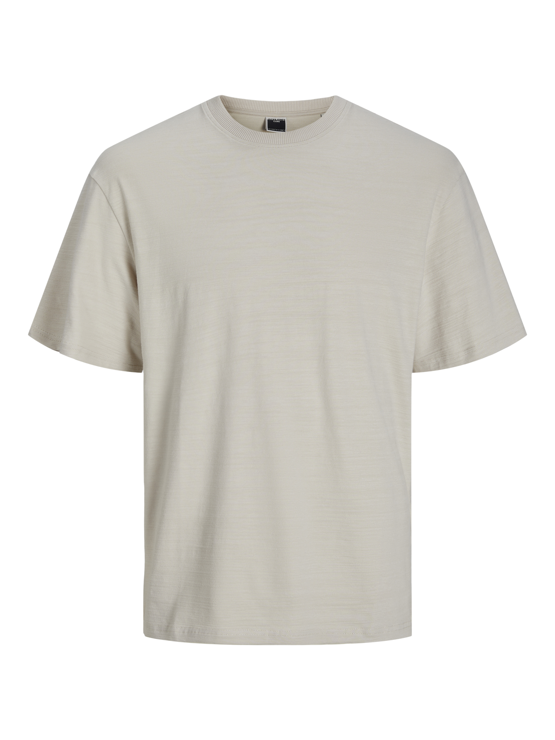 Jack & Jones Wide Fit Round Neck T-Shirt -Moonbeam - 12256533