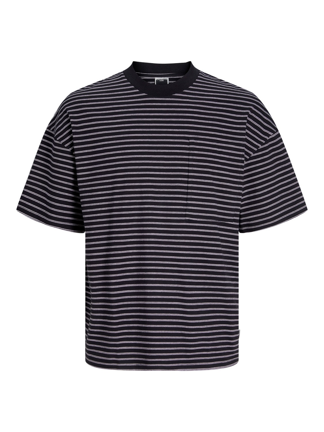 Jack & Jones Oversize Fit Round Neck T-Shirt -Black - 12256536