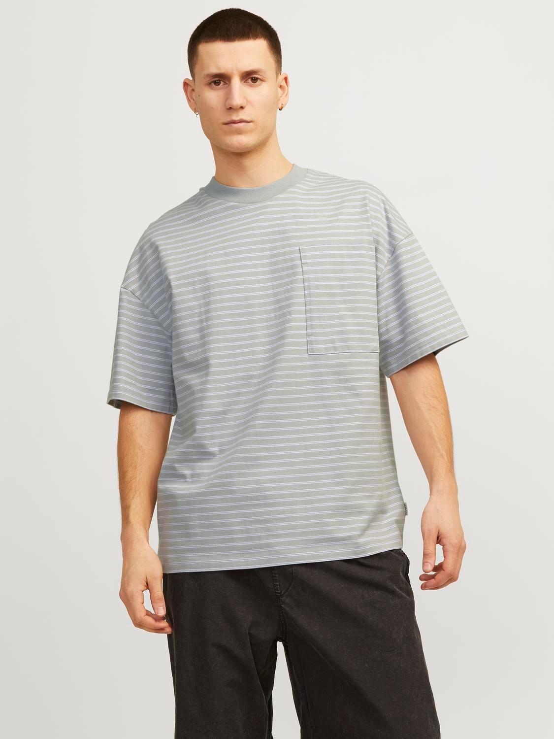 Jack & Jones T-shirt Col rond Coupe ample -High-rise - 12256536