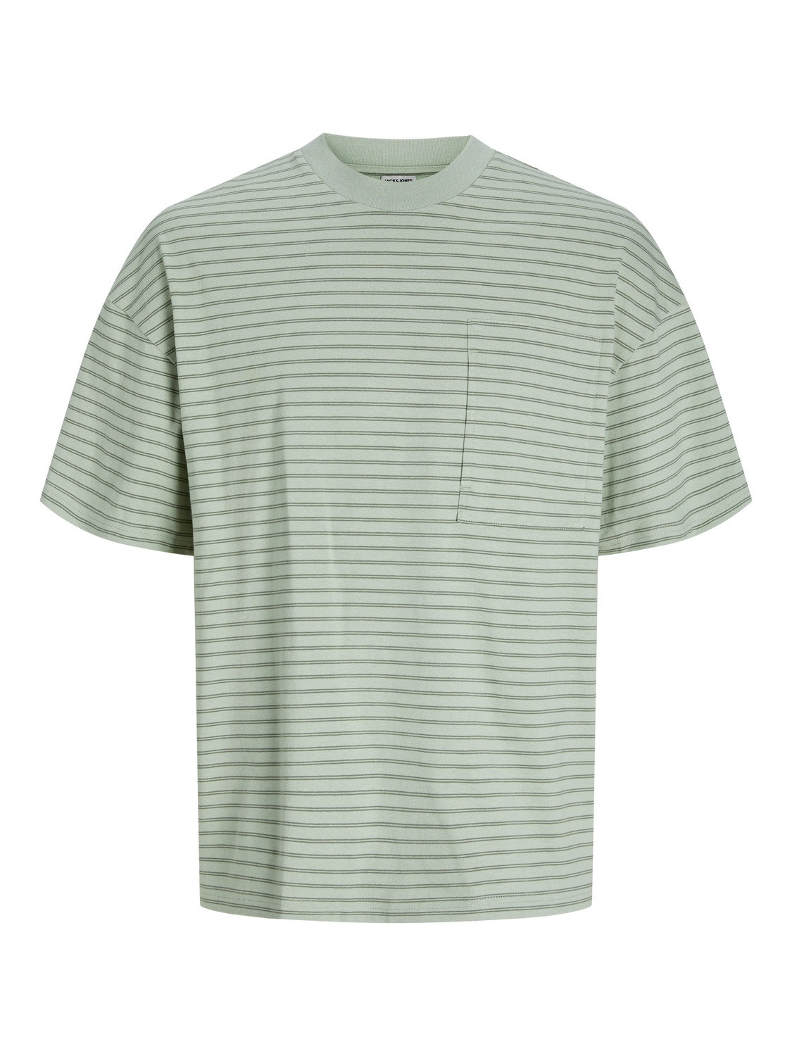 Jack & Jones Oversize Fit Round Neck T-Shirt -Desert Sage - 12256536