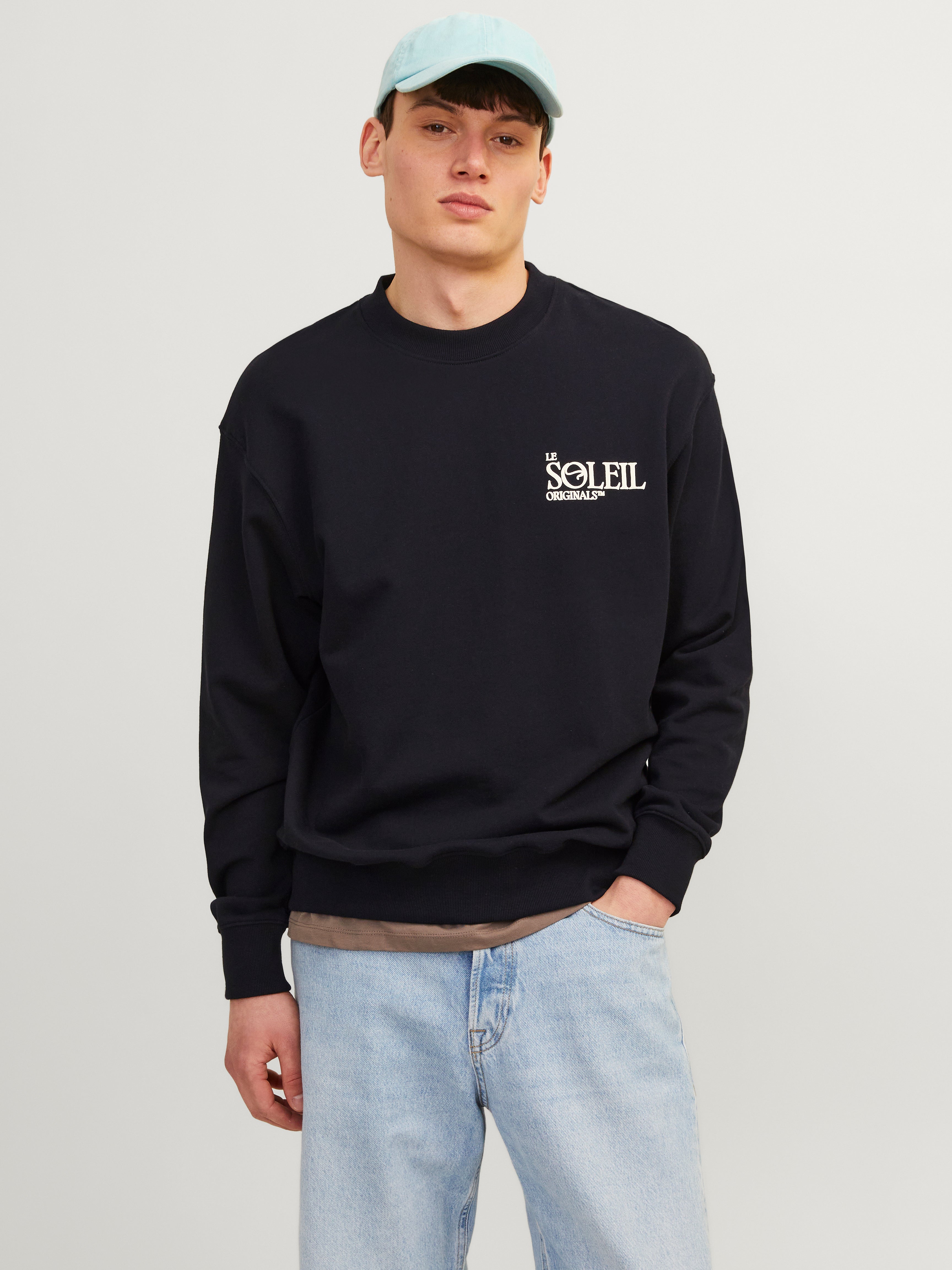 Wide Fit Crew neck Sweatshirt | Jack & Jones