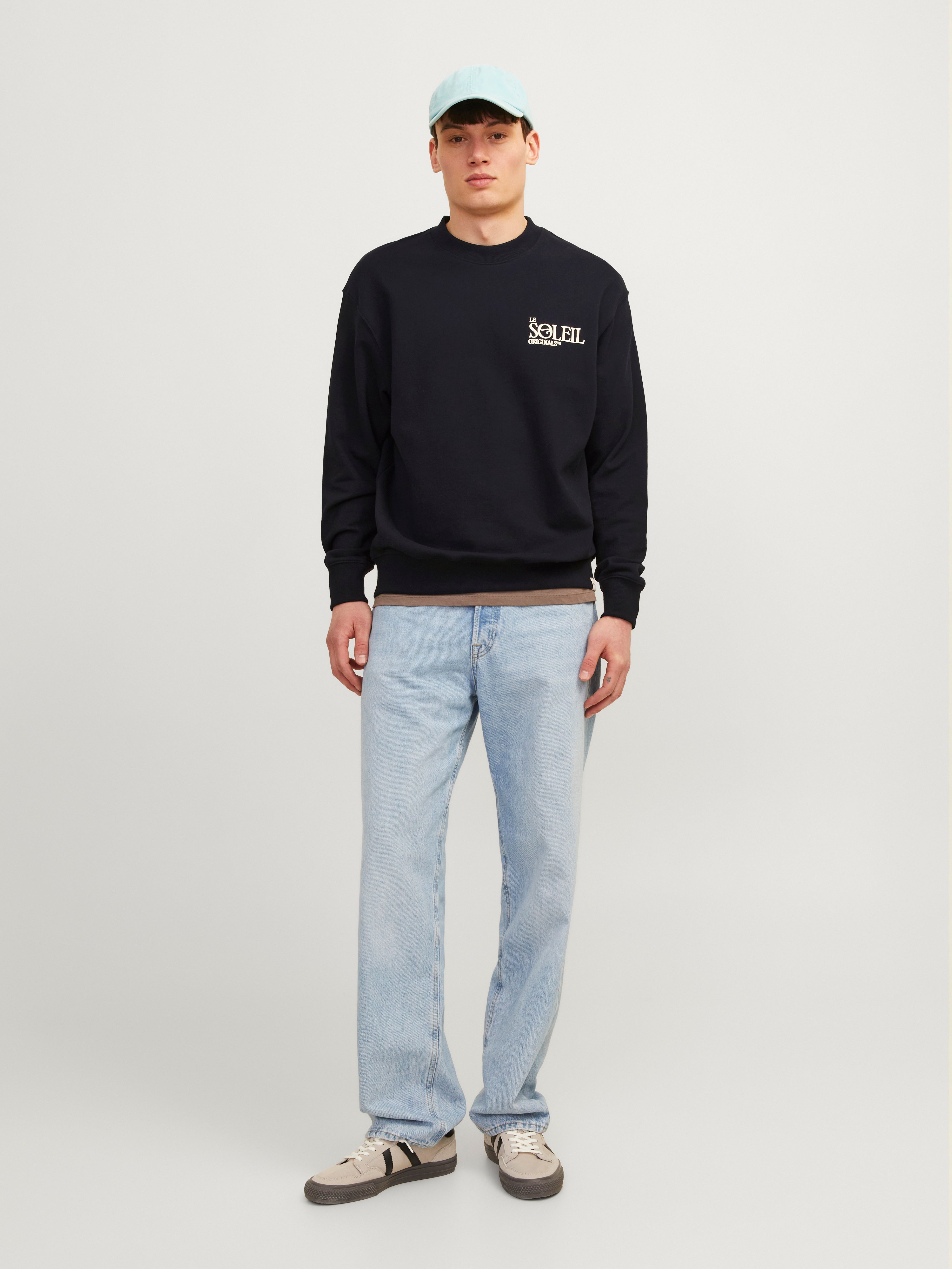 Wide Fit Crew neck Sweatshirt | Jack & Jones