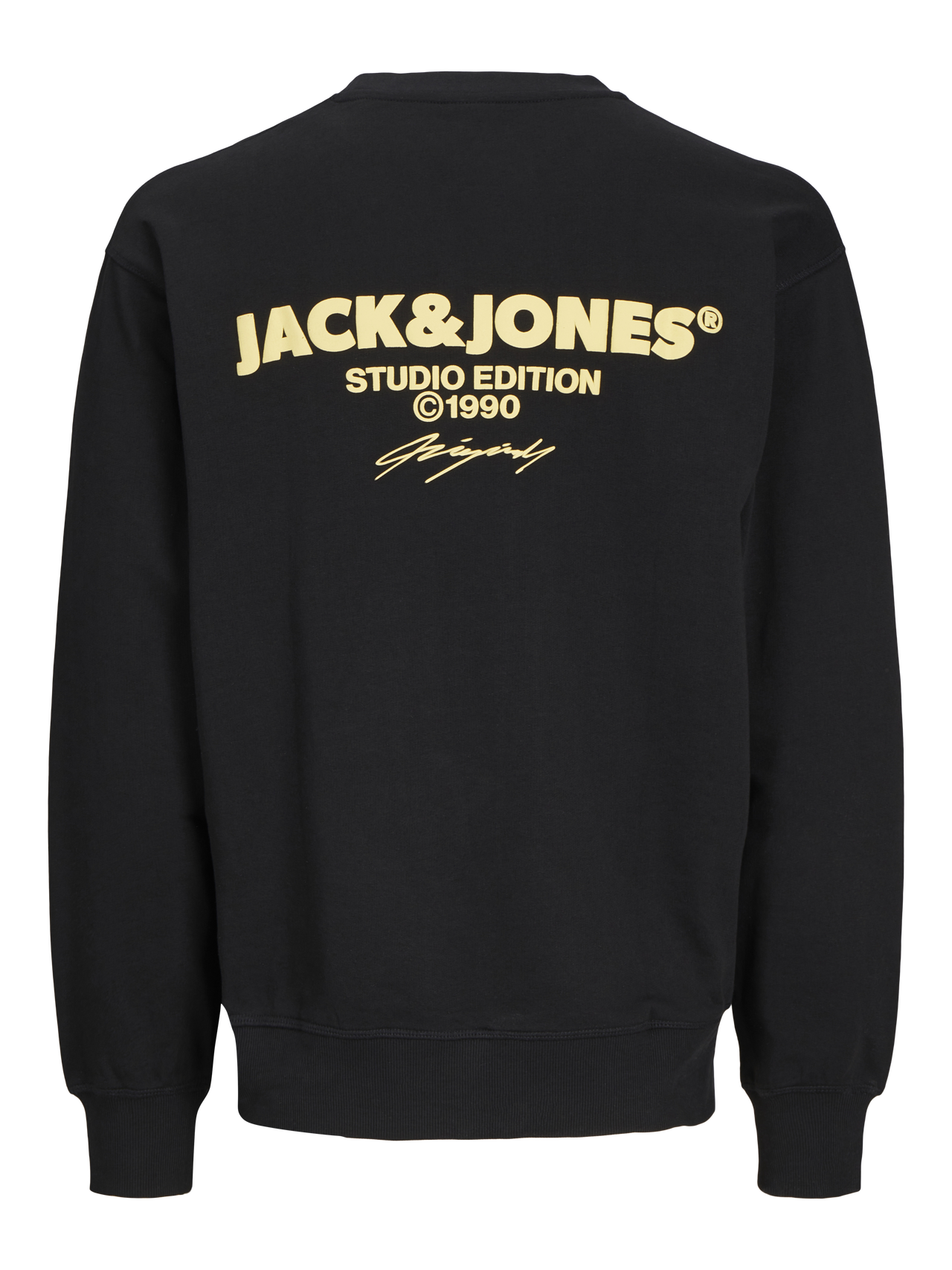Jack & Jones Wide Fit Crew neck Sweatshirts -Black - 12256677