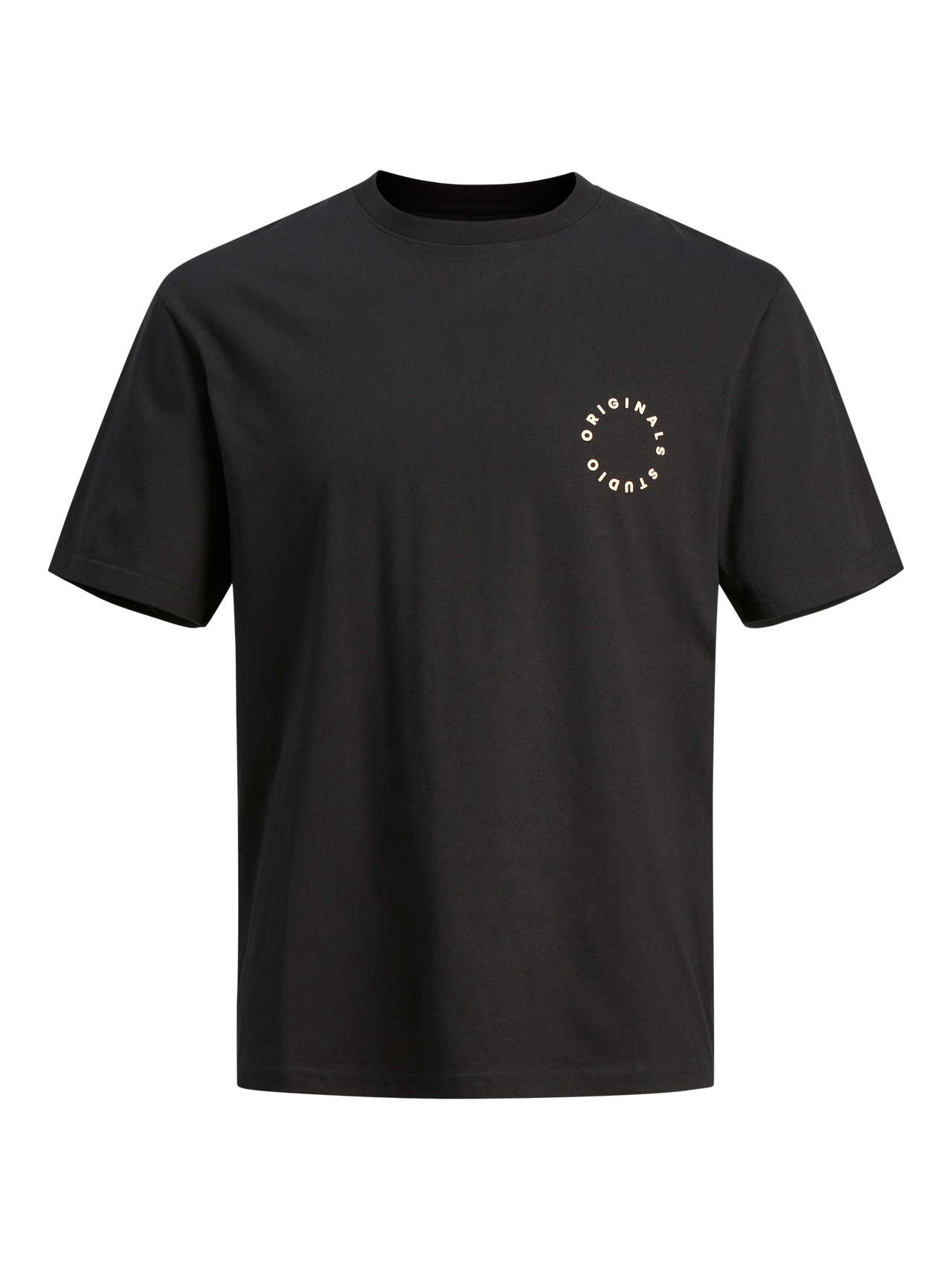 Jack & Jones T-shirt Col rond Coupe décontractée -Black - 12256712