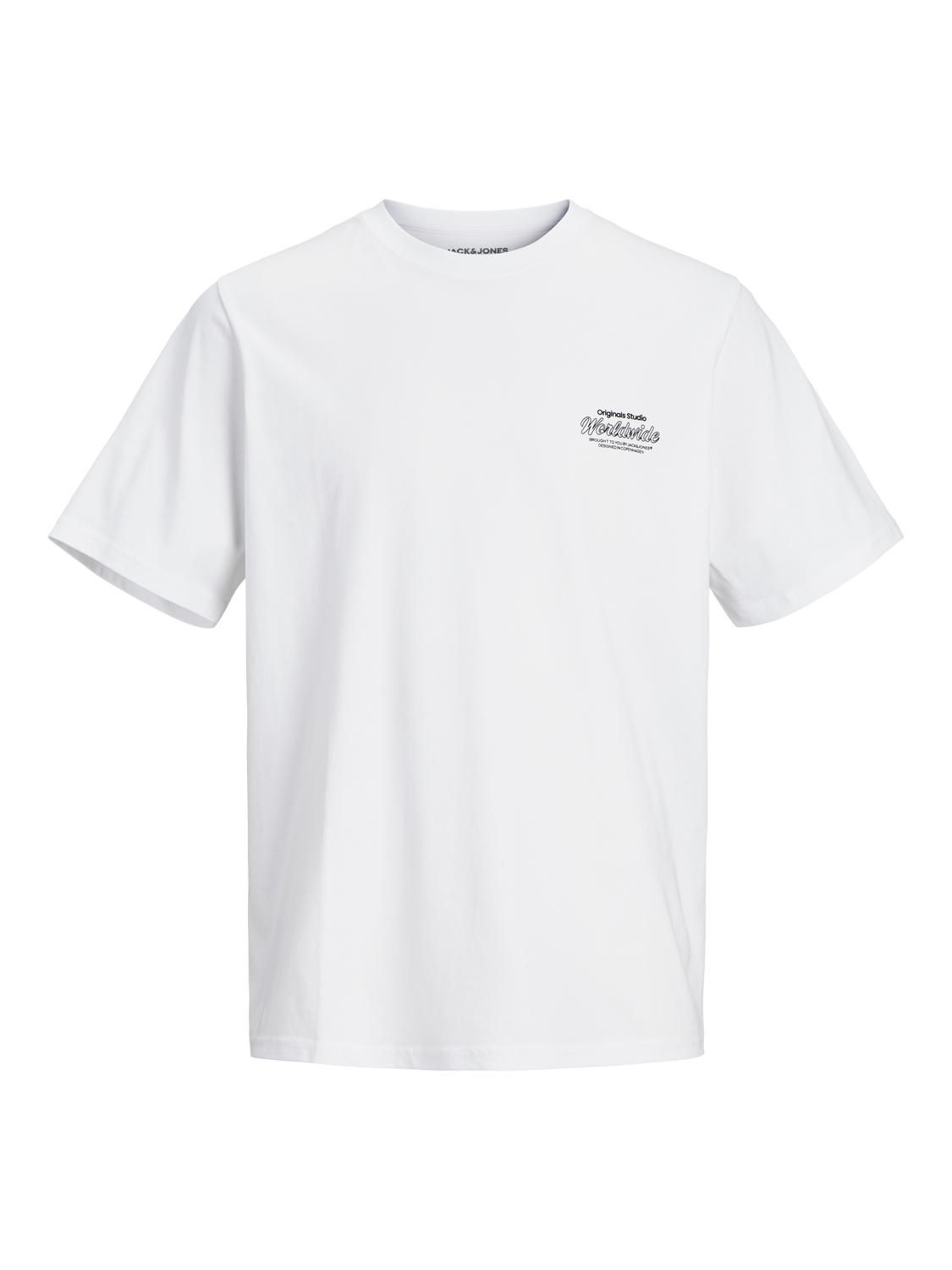 Jack & Jones Oversize Fit Crew neck T-Shirt -Bright White - 12256718