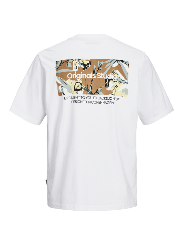 Jack & Jones T-shirt Col rond Coupe ample - 12256718