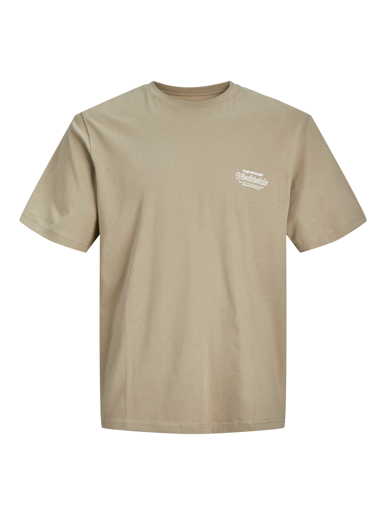 Jack & Jones Oversize Fit Crew neck T-Shirt -Silver Sage - 12256718