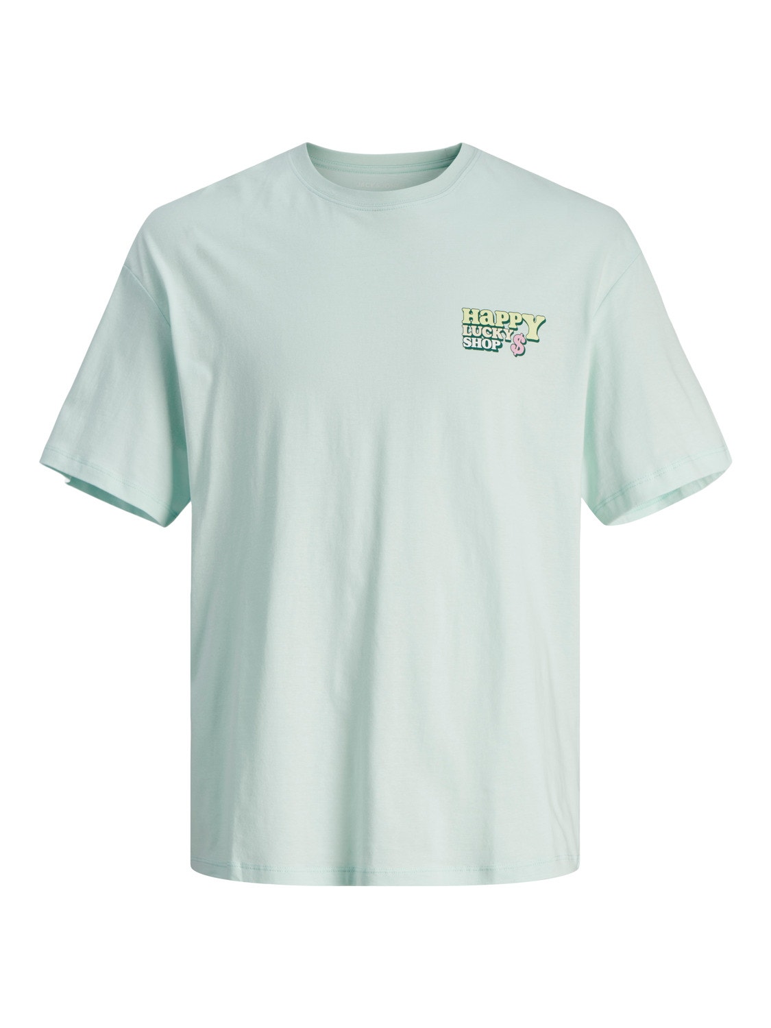 Jack & Jones Wide Fit Crew neck T-Shirt -Skylight - 12256929