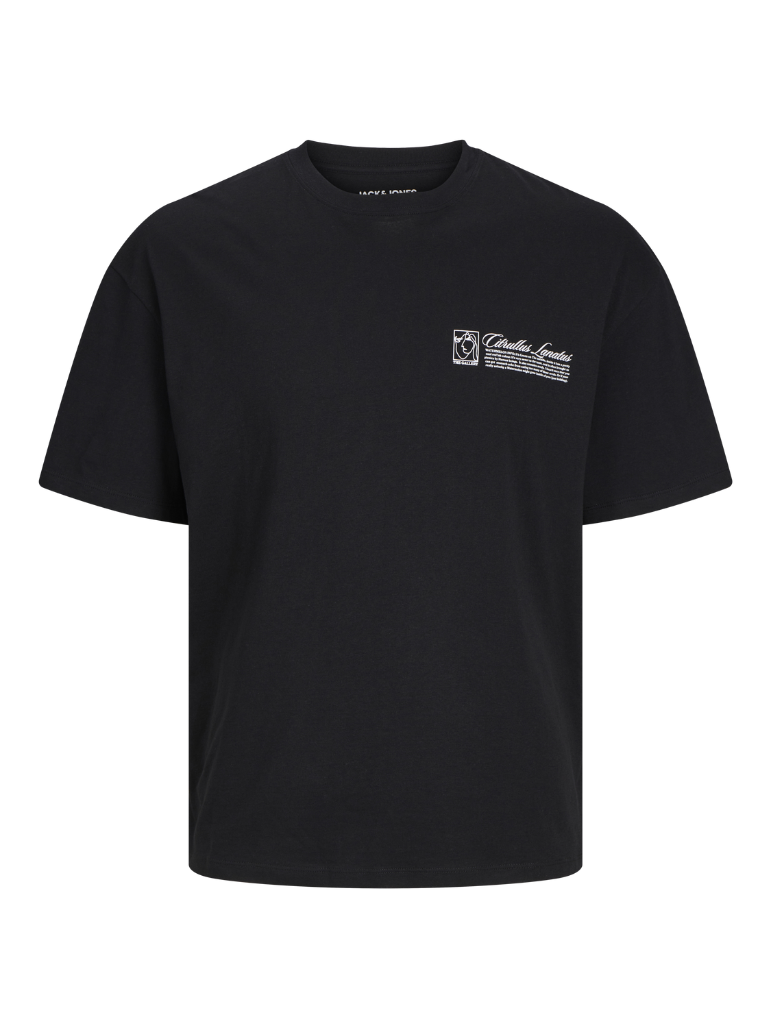 Jack & Jones T-shirt Col rond Coupe ample -Black - 12256931