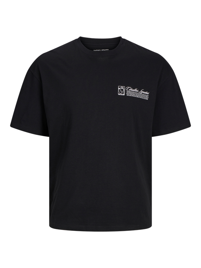 Jack & Jones T-shirt Col rond Coupe ample - 12256931