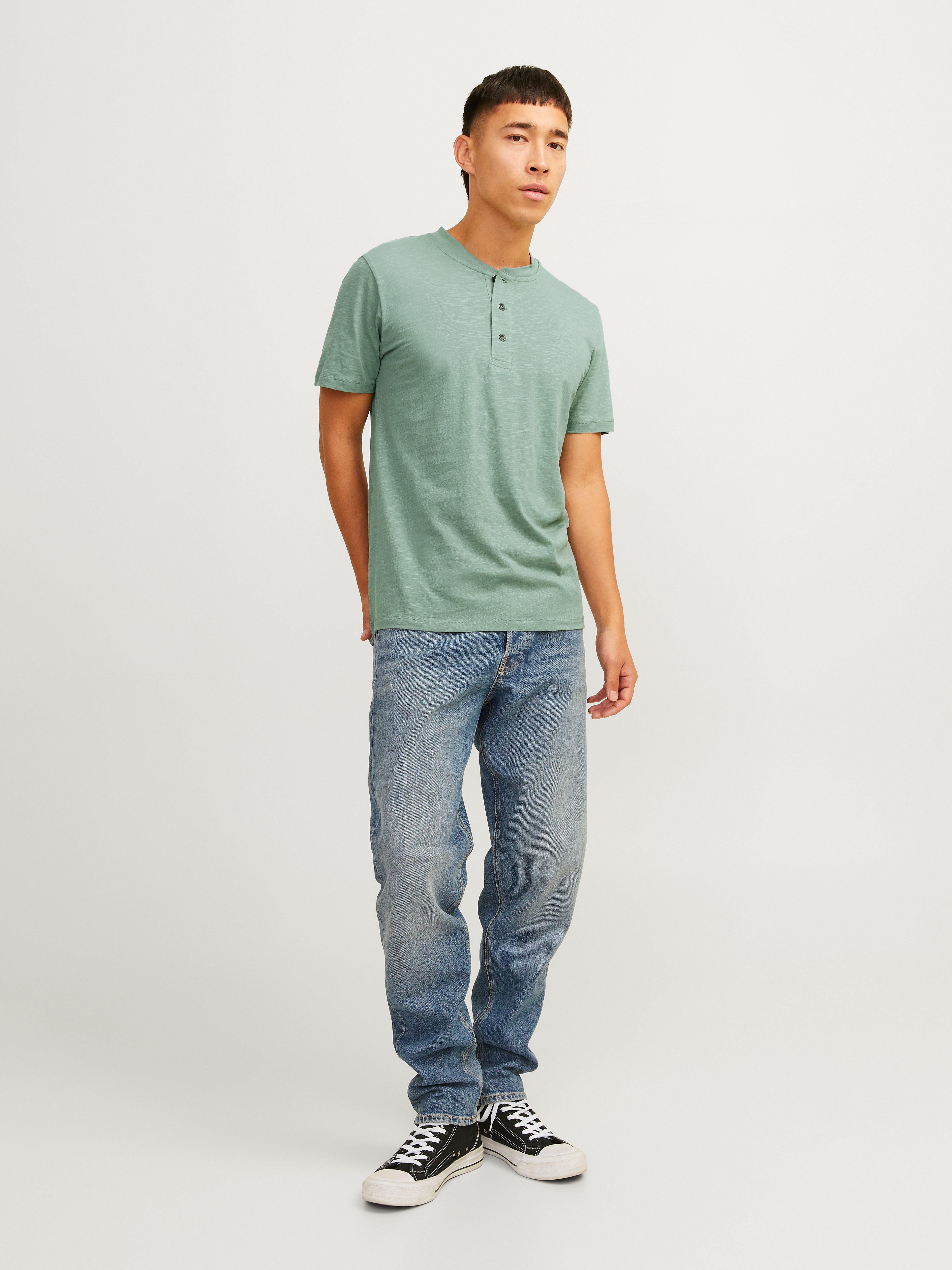 Slim Fit Grandad T-Shirt | Jack & Jones