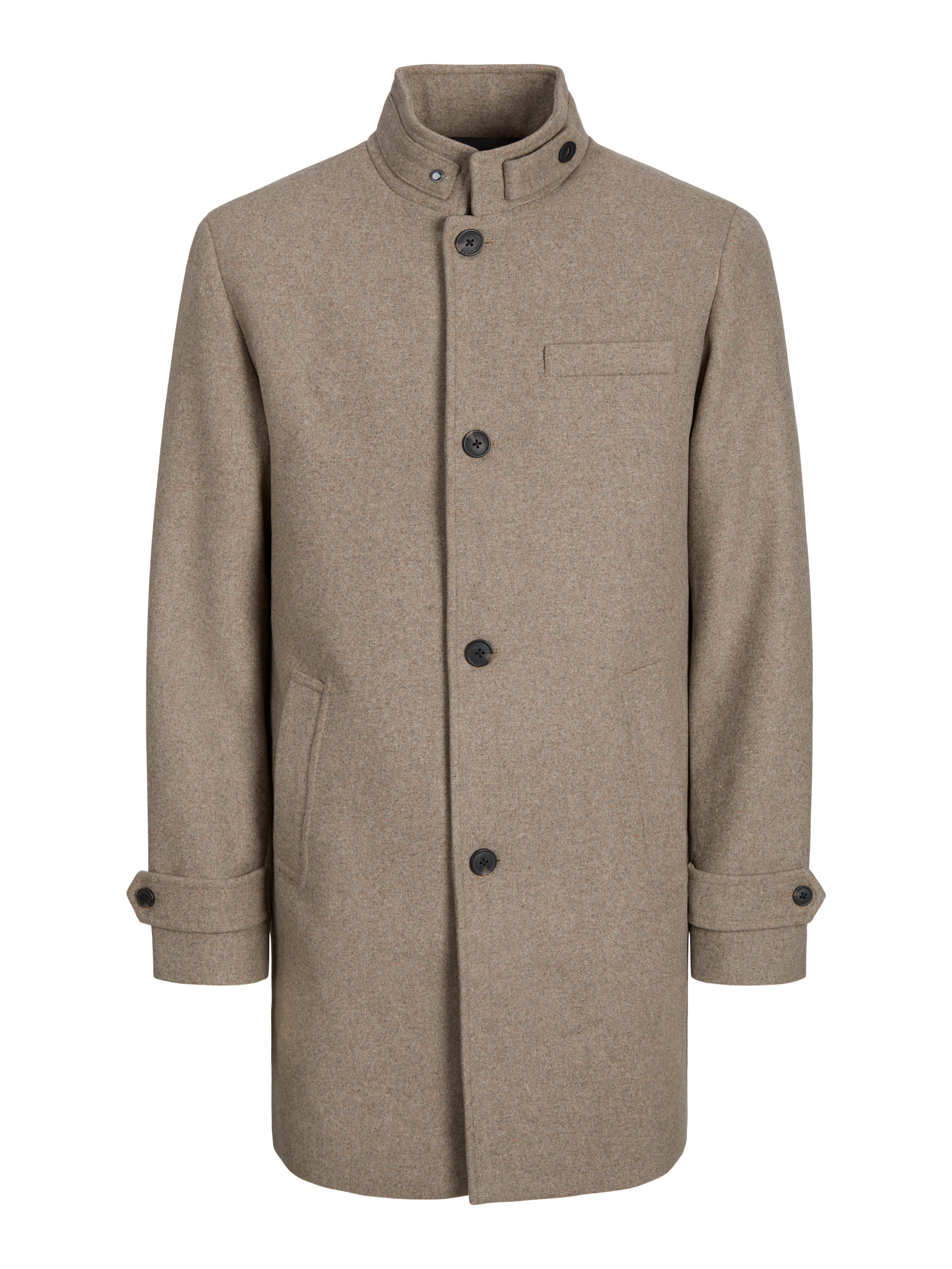 High collar overcoat best sale