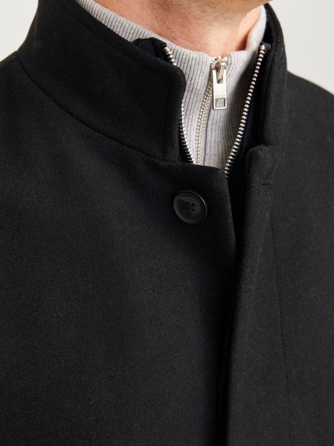 High collar coat hotsell