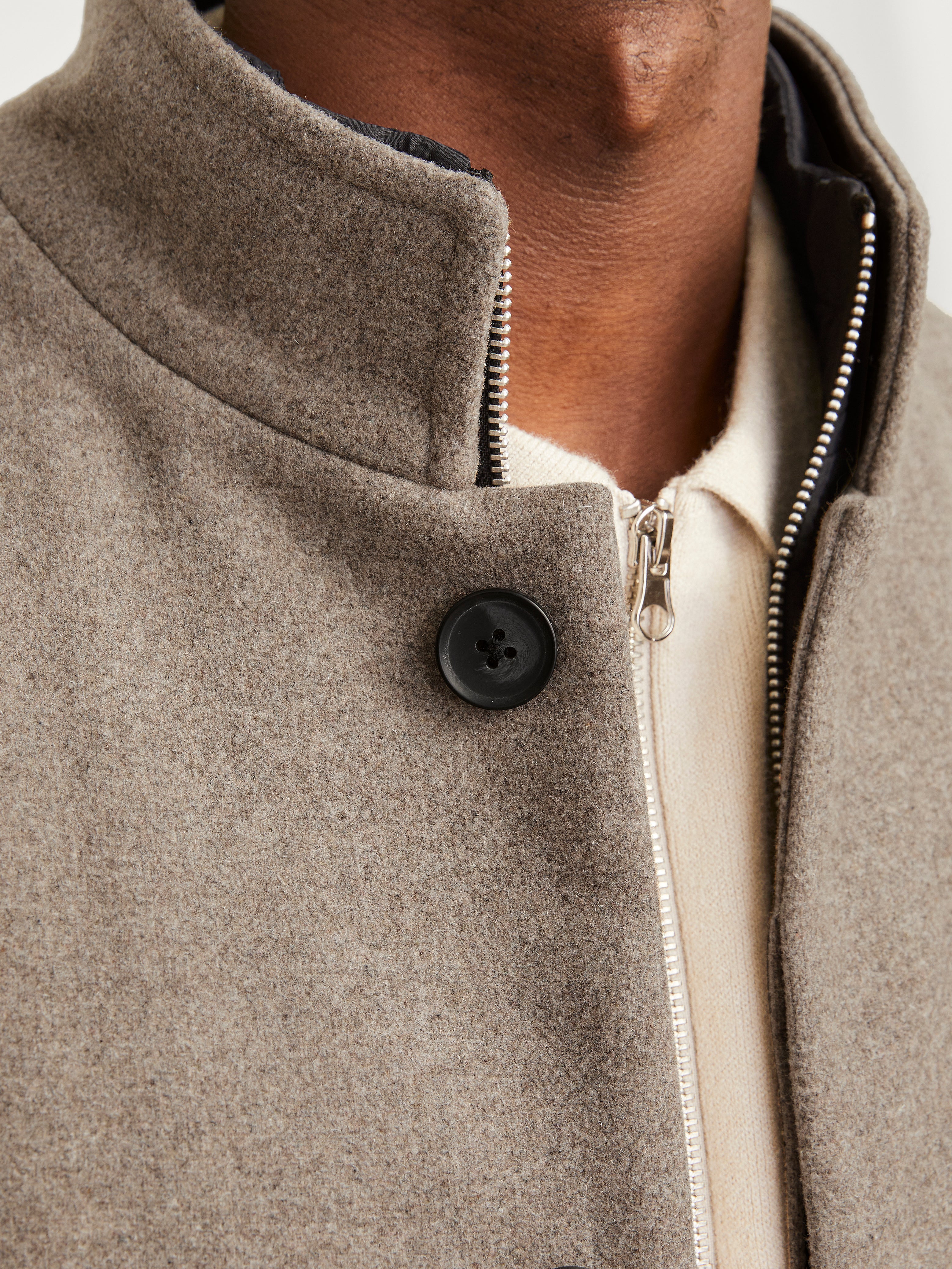 Regular Fit High stand-up collar Coat | Jack & Jones®