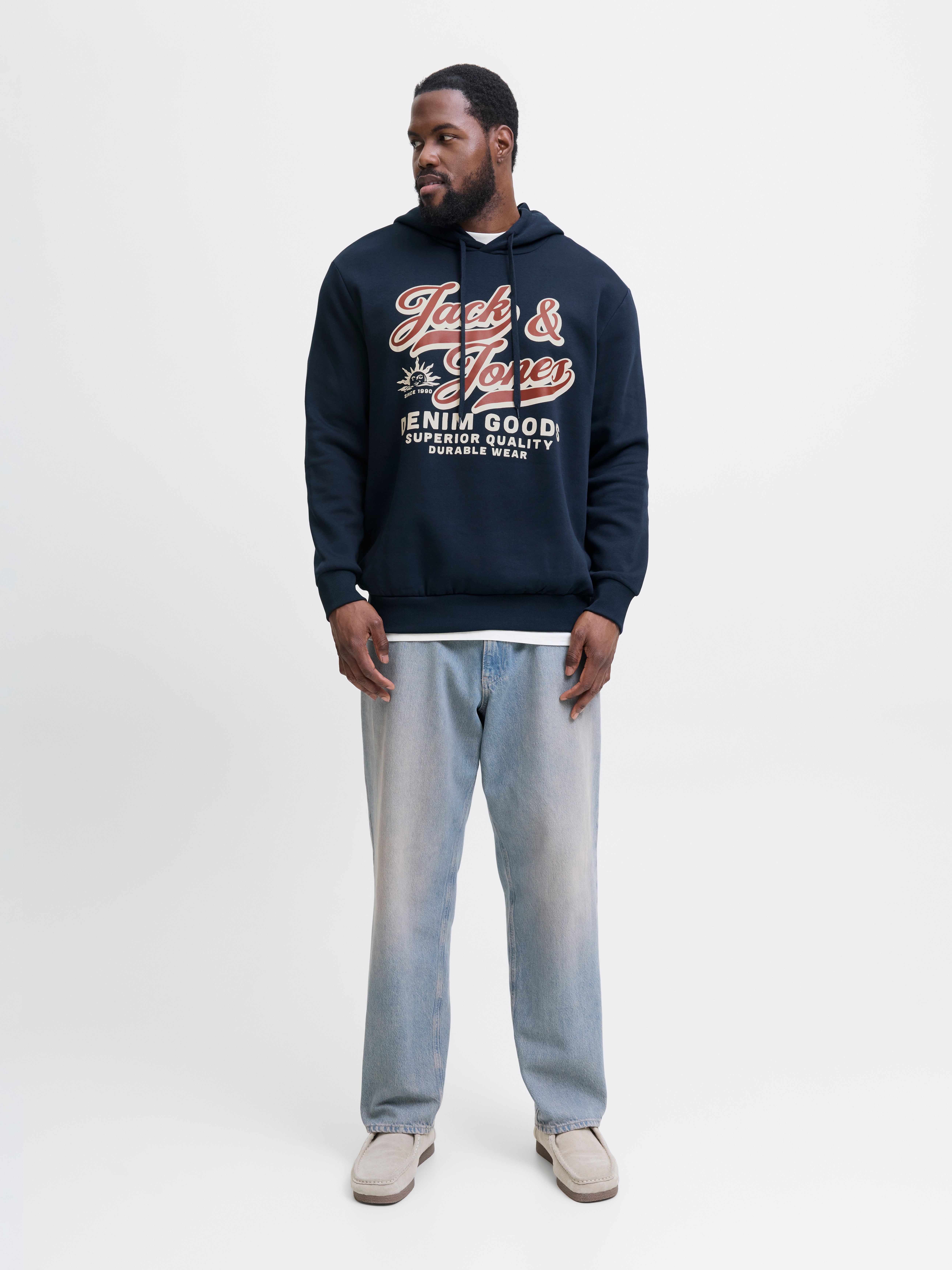 Chandail ouaté à capuchon Coupe régulière | Jack & Jones