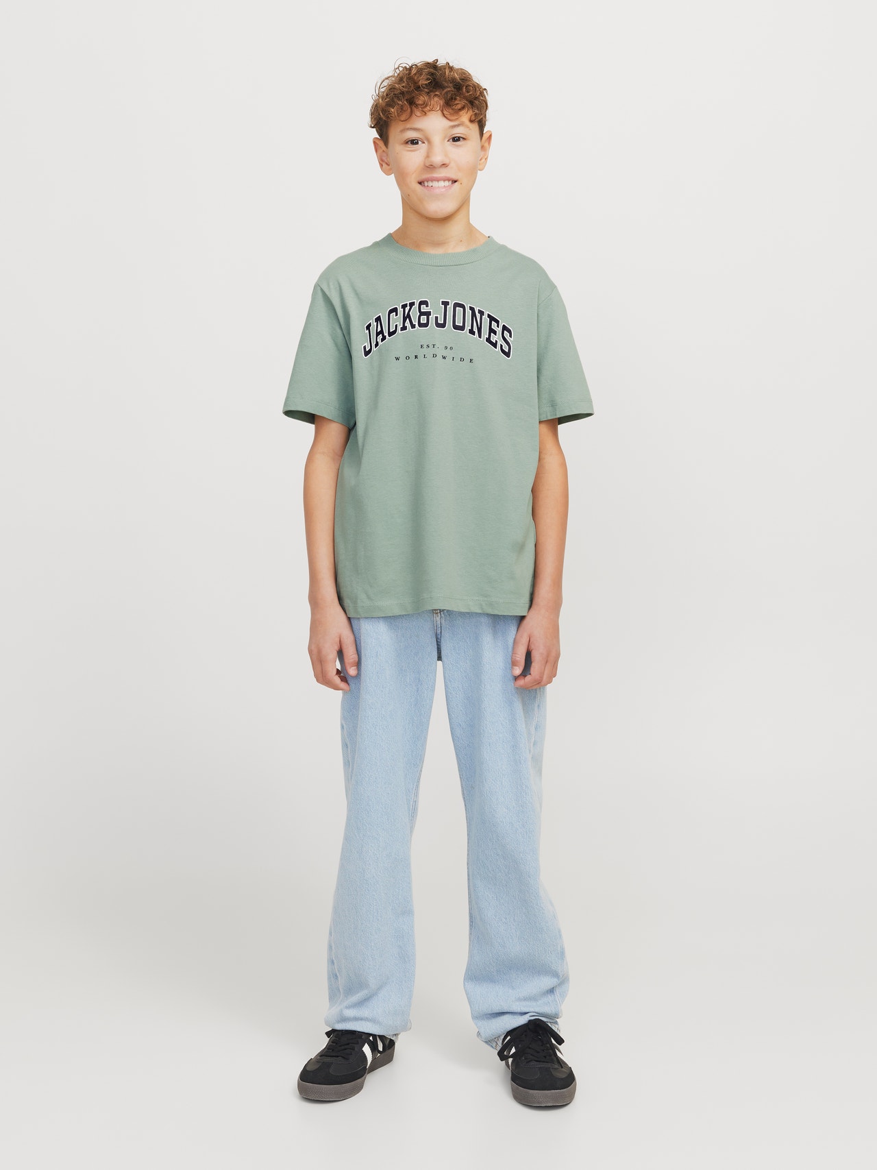 Jack & Jones T-shirt Coupe décontractée -Iceberg Green - 12258924