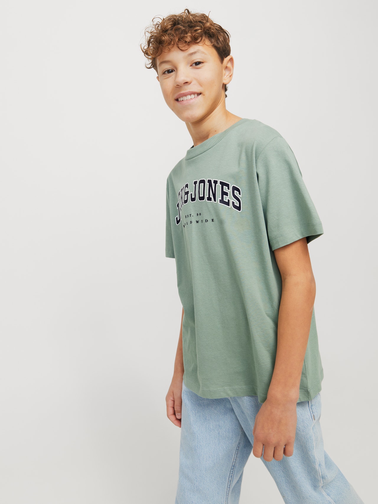 Jack & Jones T-shirt Coupe décontractée -Iceberg Green - 12258924