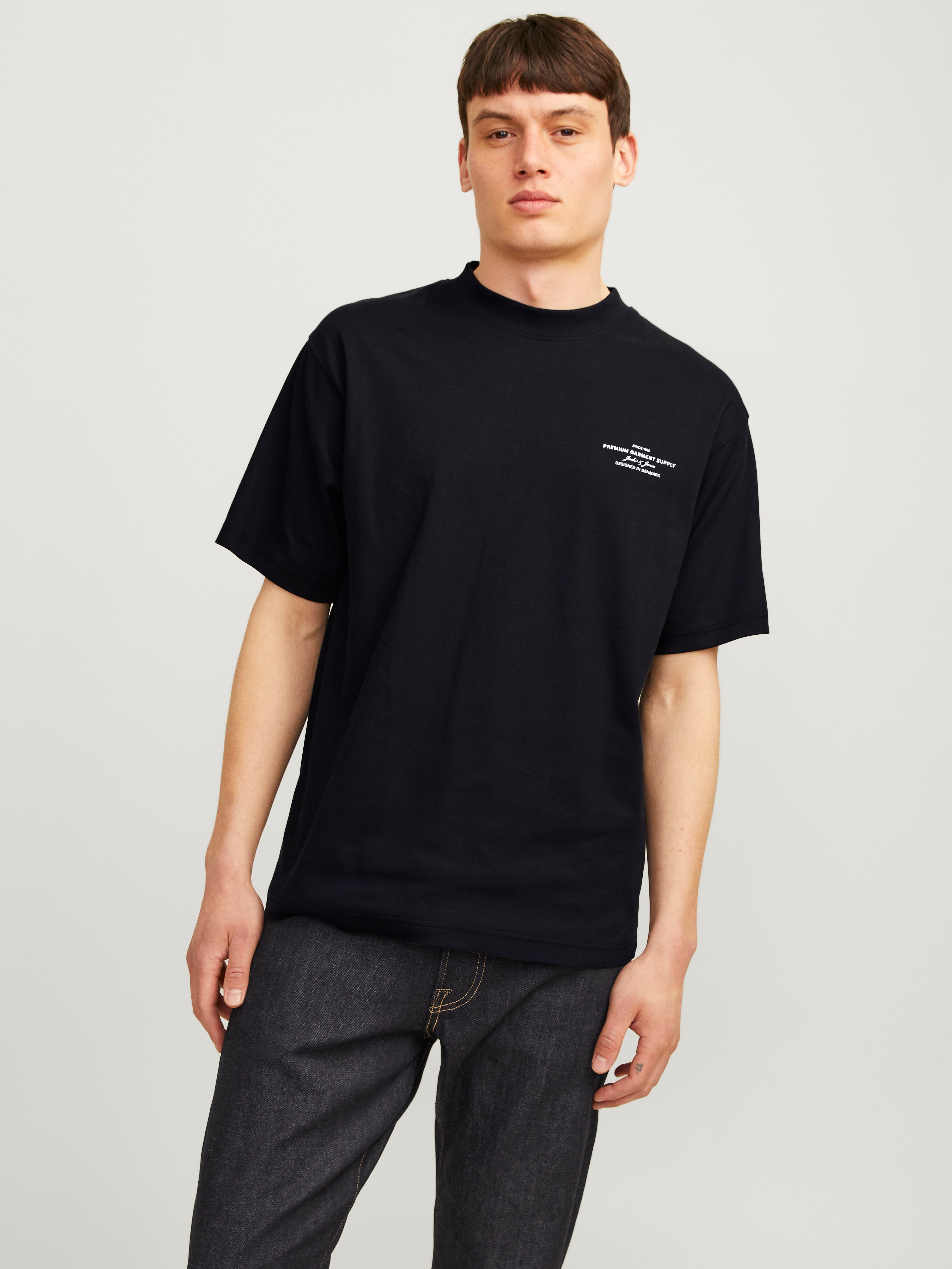 T-shirt Col rond Coupe décontractée | Jack & Jones