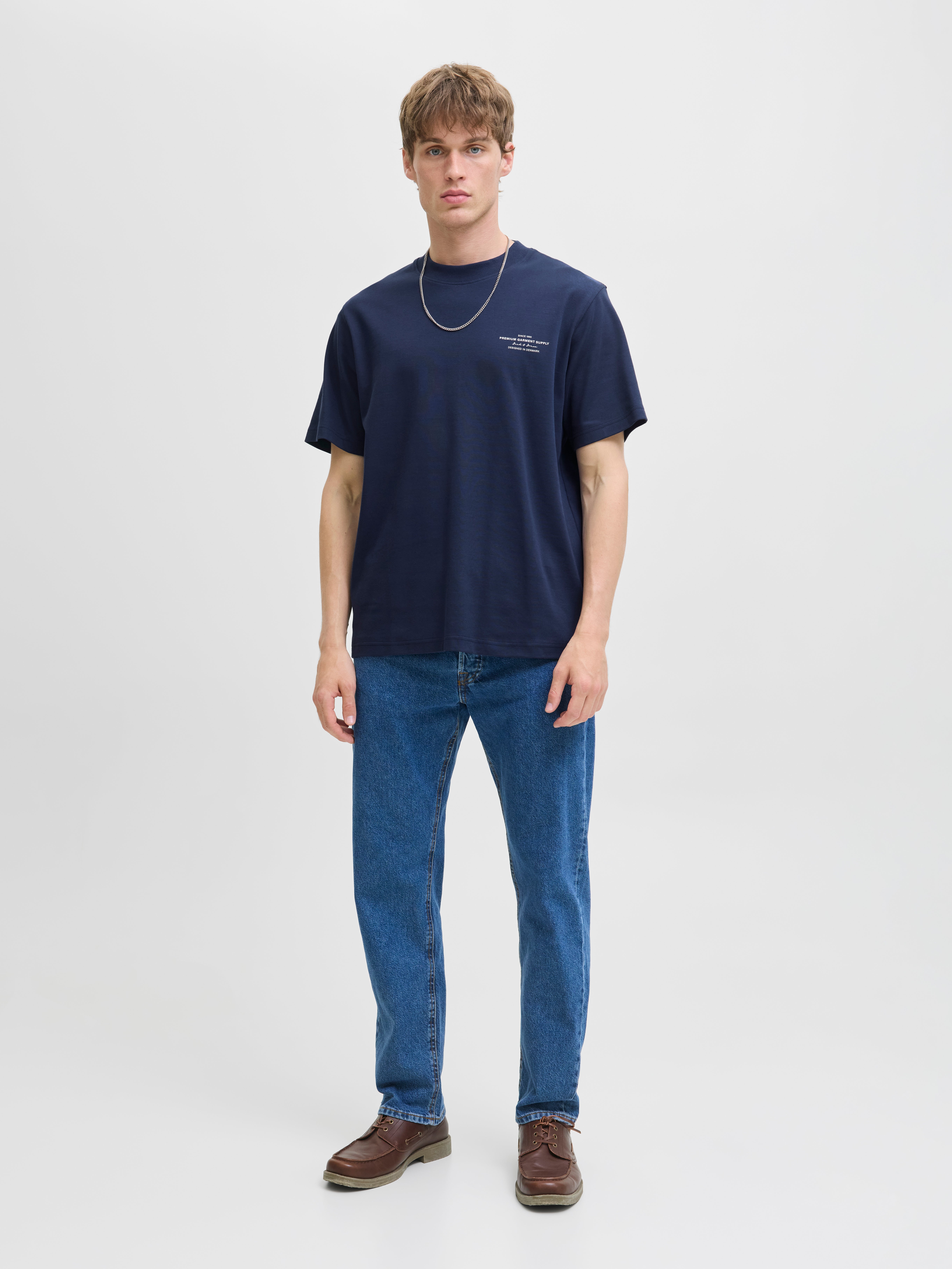 T-shirt Col rond Coupe décontractée | Jack & Jones