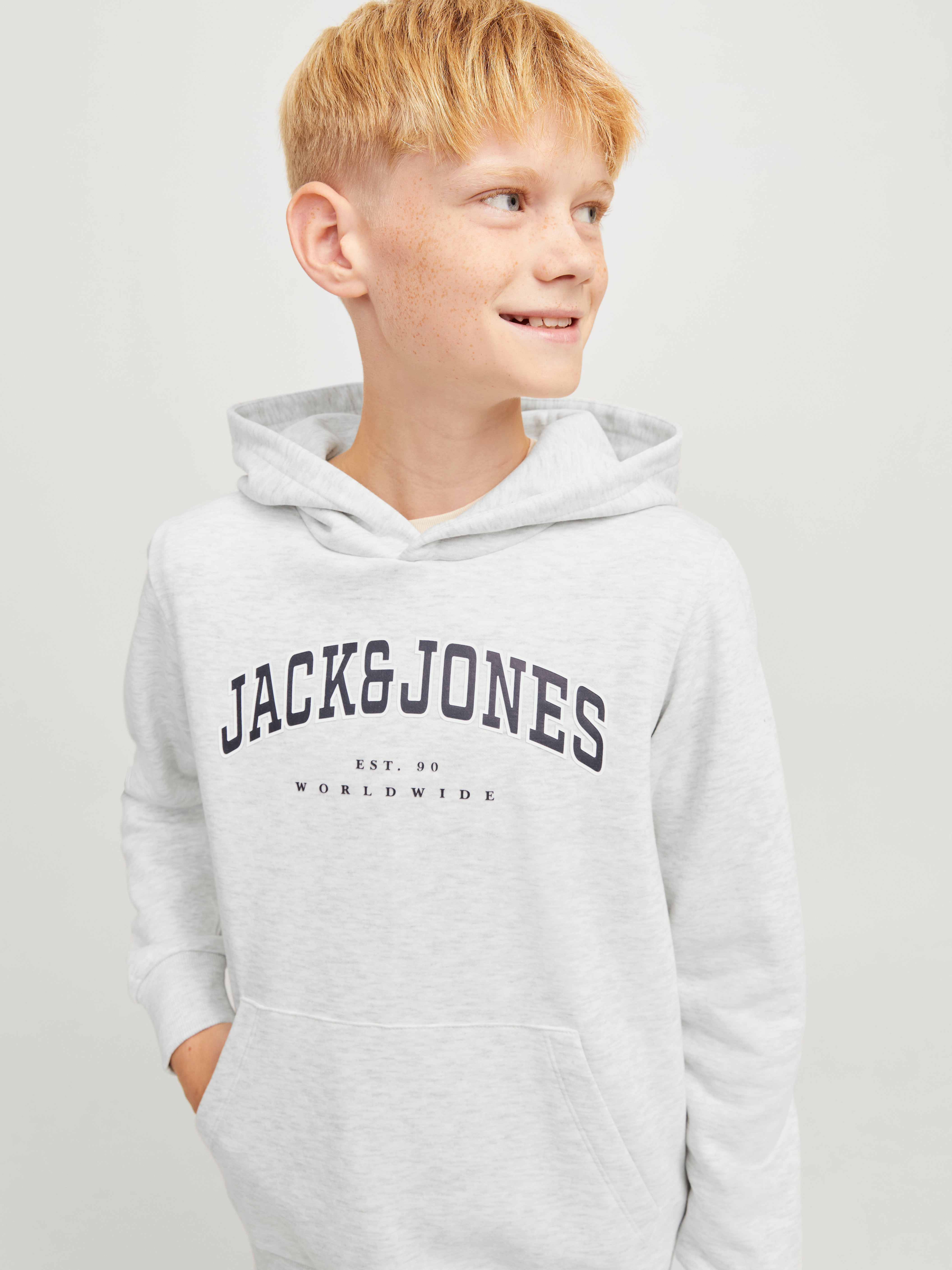 Chandail ouaté à capuchon Coupe décontractée | Jack & Jones®