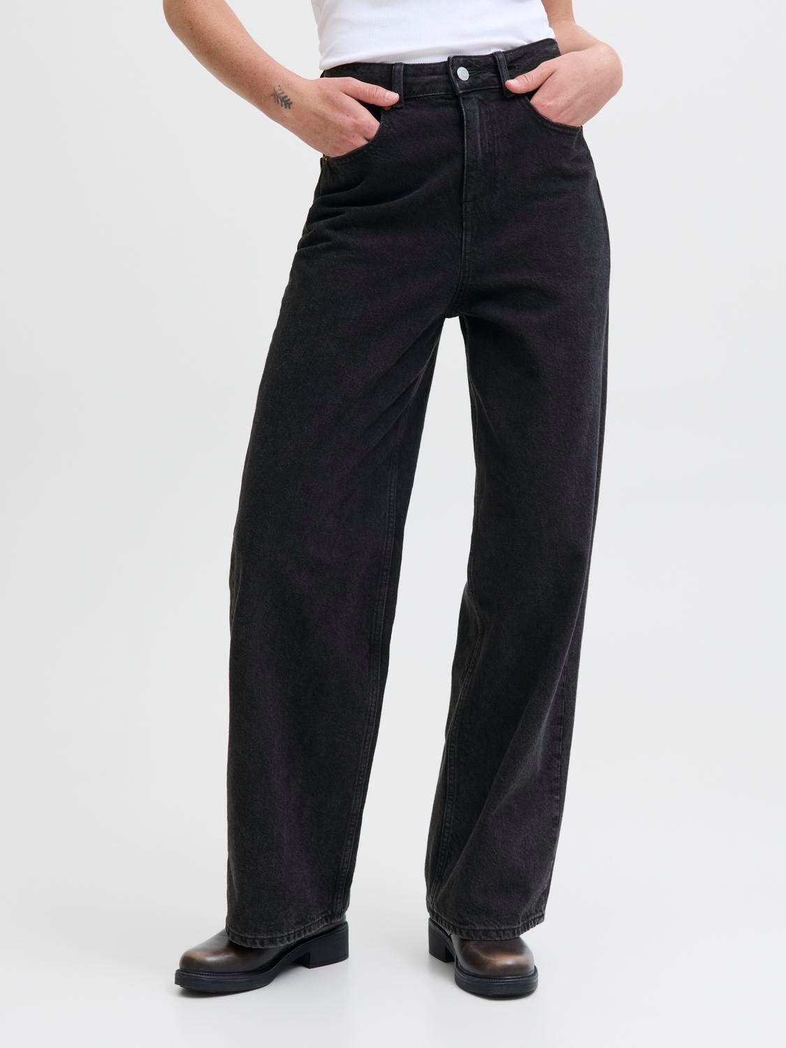 TOKYO High-Rise Wide Leg Fit Jeans | Jack & Jones