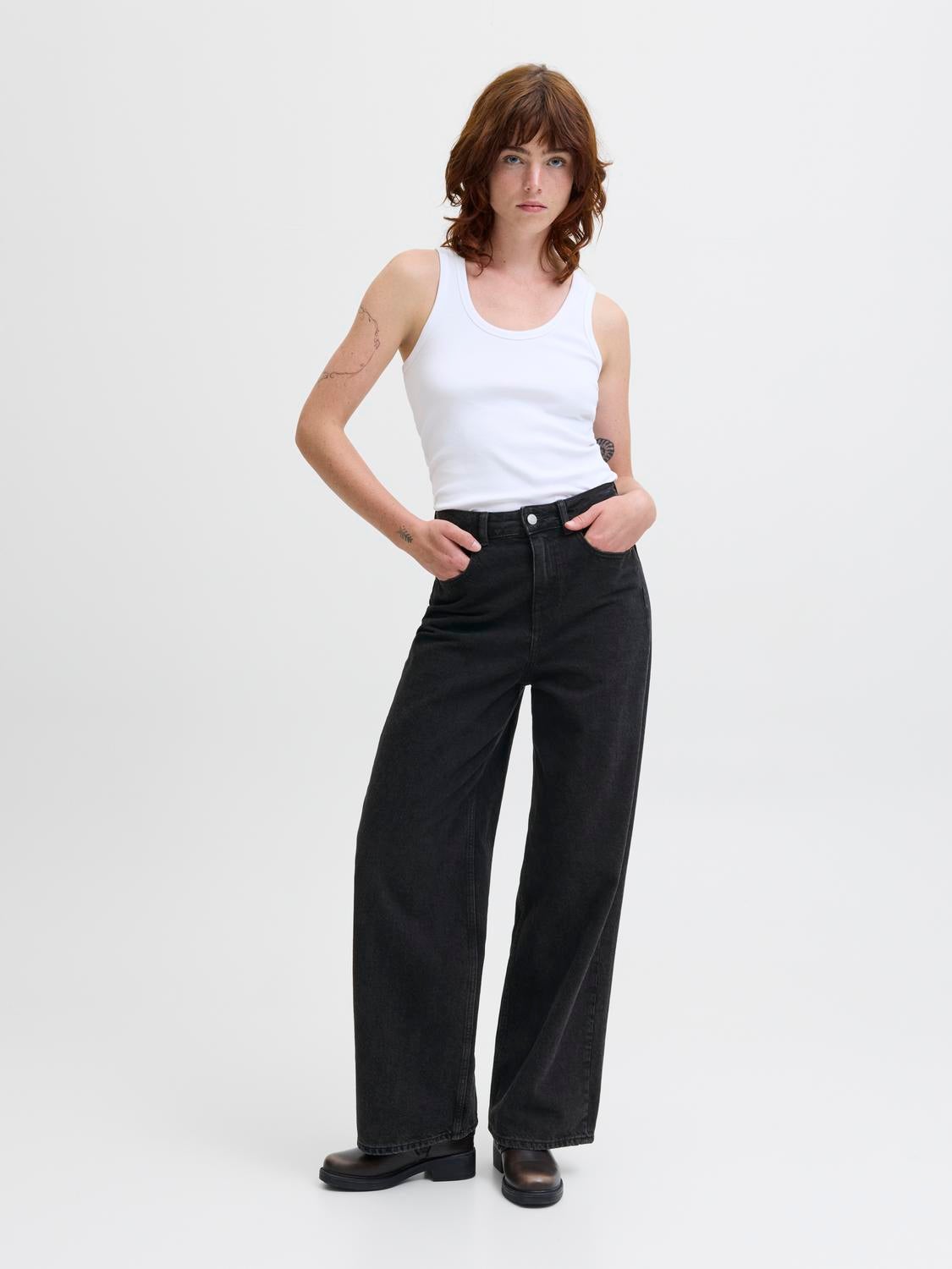 TOKYO High-Rise Wide Leg Fit Jeans | Jack & Jones