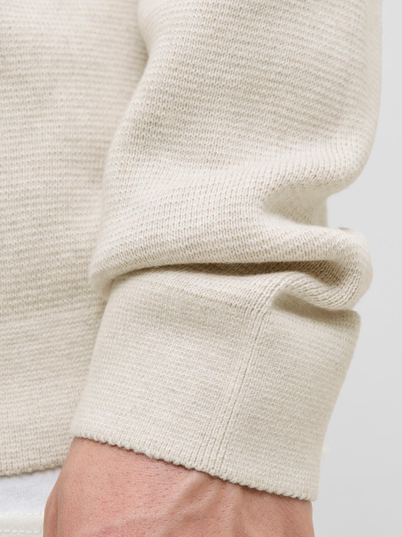 Pull Jack & Jones Homme En Tricot Zip – Confort Chaleur 58% Acrylique 42% Coton