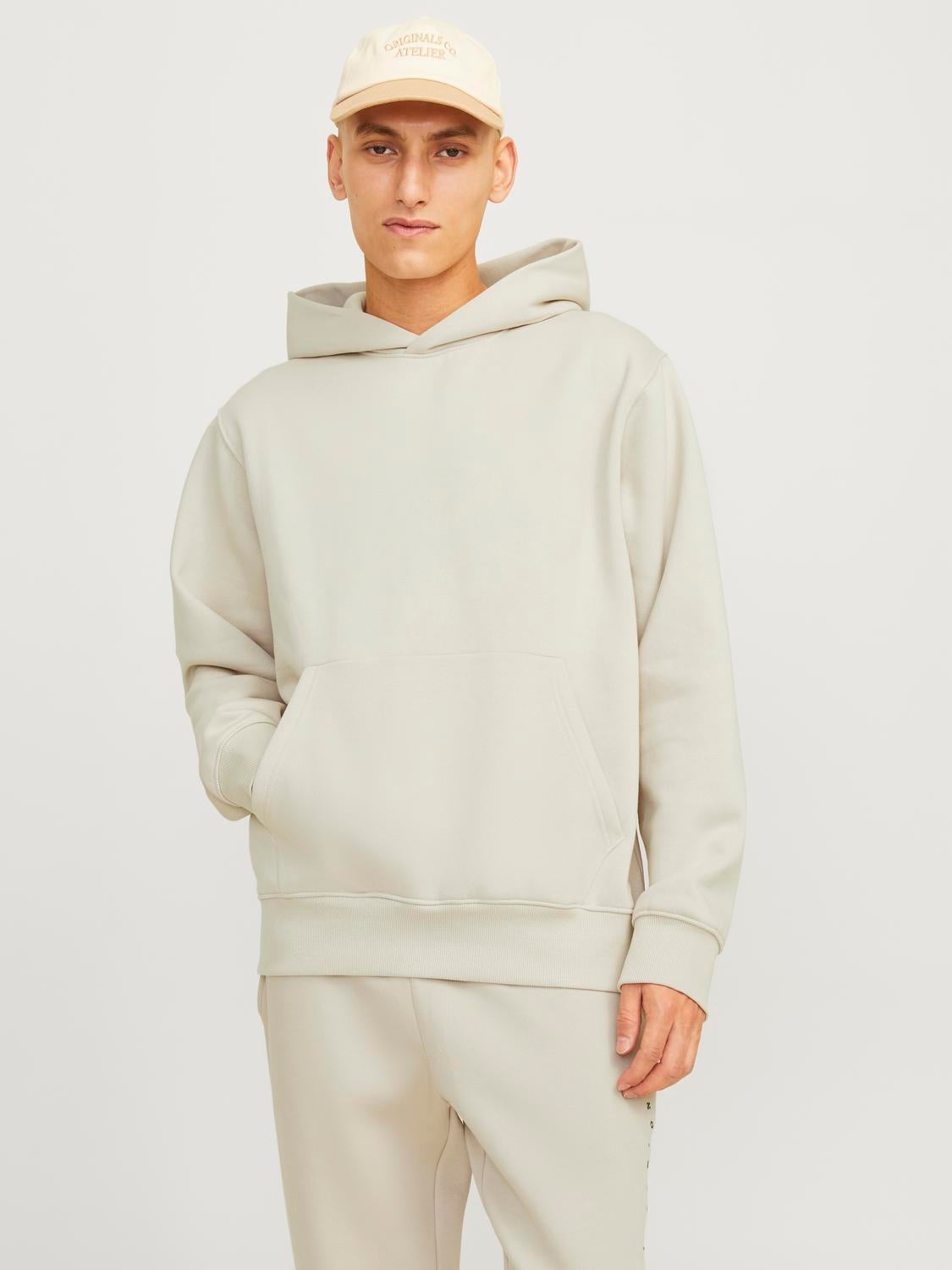 Wide Fit Hoodie Sweatshirt