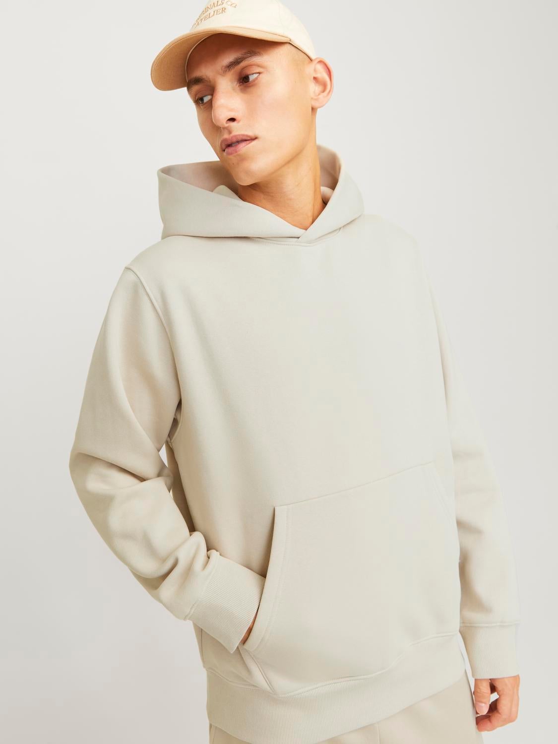 Wide Fit Hoodie Sweatshirt | Jack & Jones