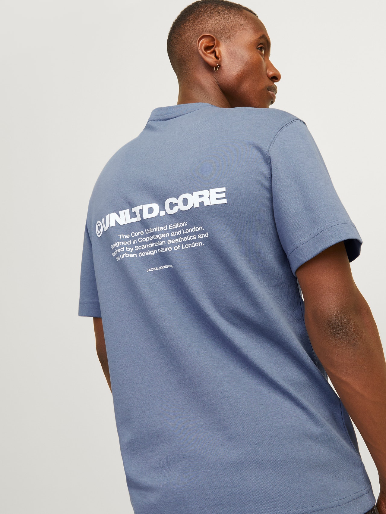 Jack & Jones T-shirt Col rond Coupe décontractée -Flint Stone - 12260003