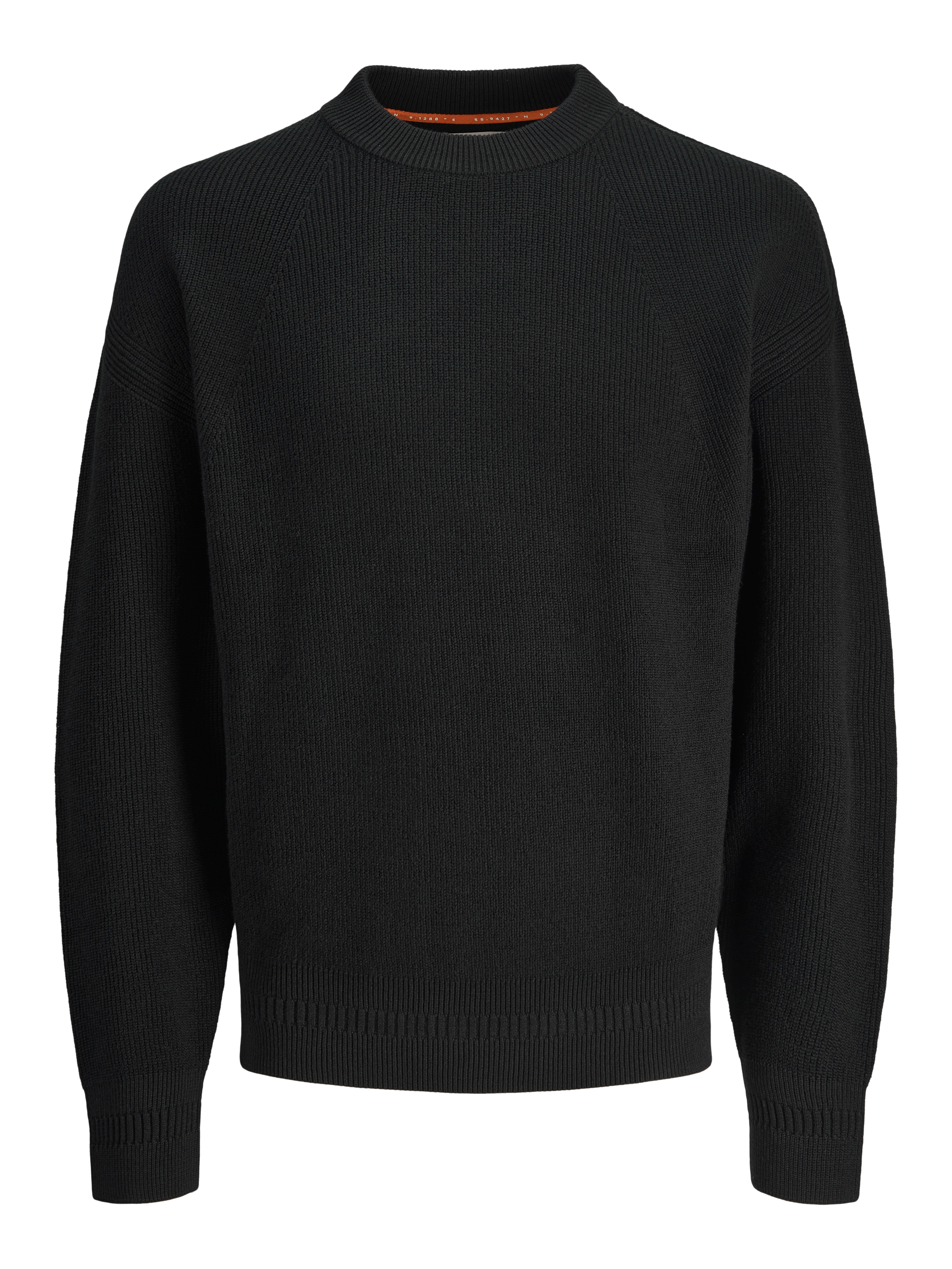 Jack jones Relaxed Fit Mock Neck Sweater Black XL