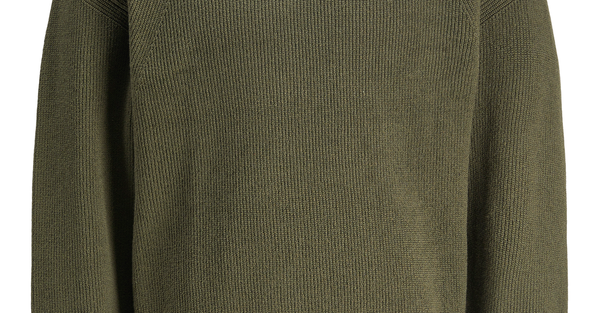 Relaxed Fit Sweater | Dark Green | Jack & Jones®