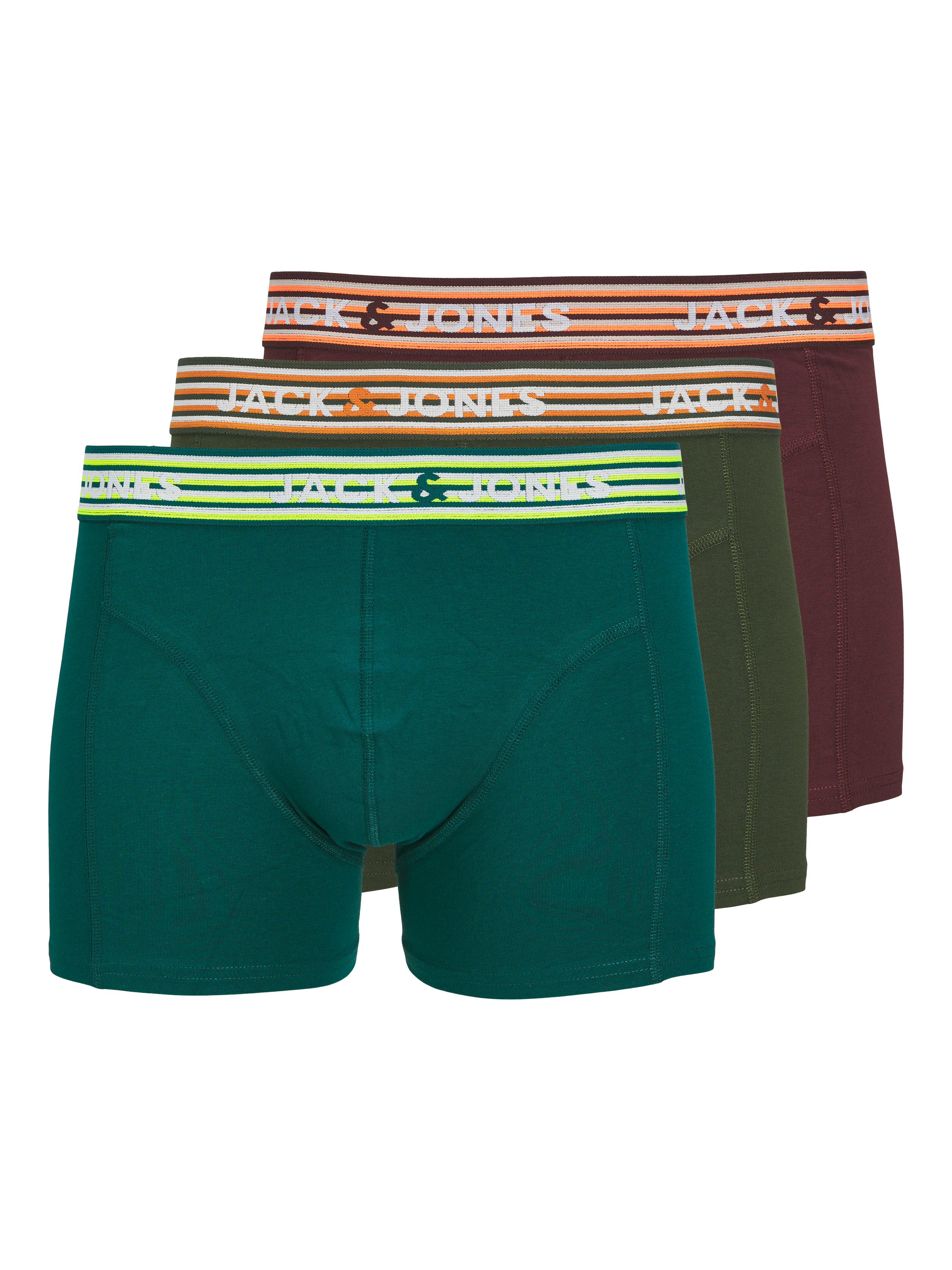 JACK&JONES TRIS BOXER INTIMO TAGLIE FORTI UOMO