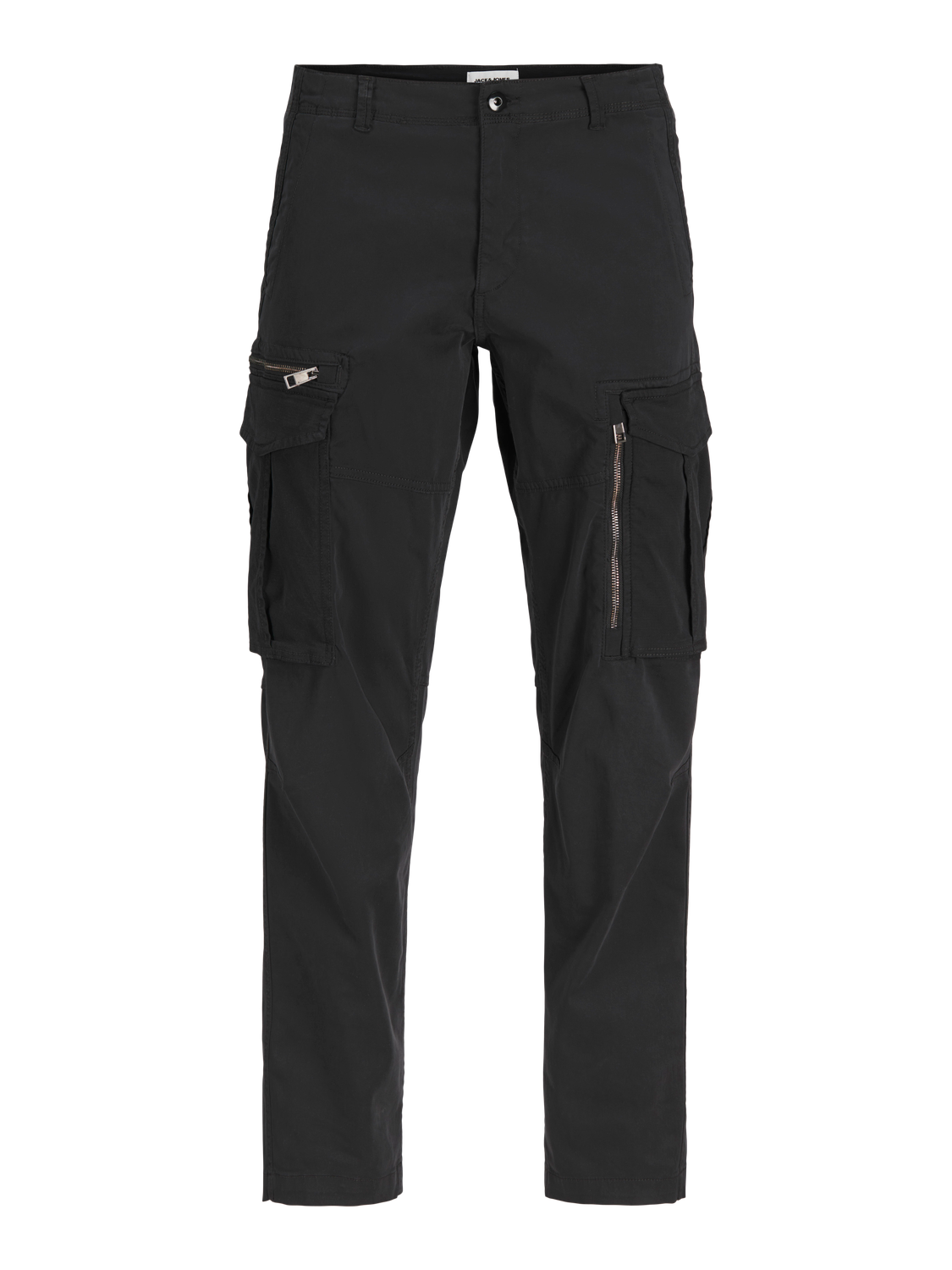 【oan】Bellows Fit Cargo Pants Relaxed Fit Cargo Pants | Black | Jack & Jones®