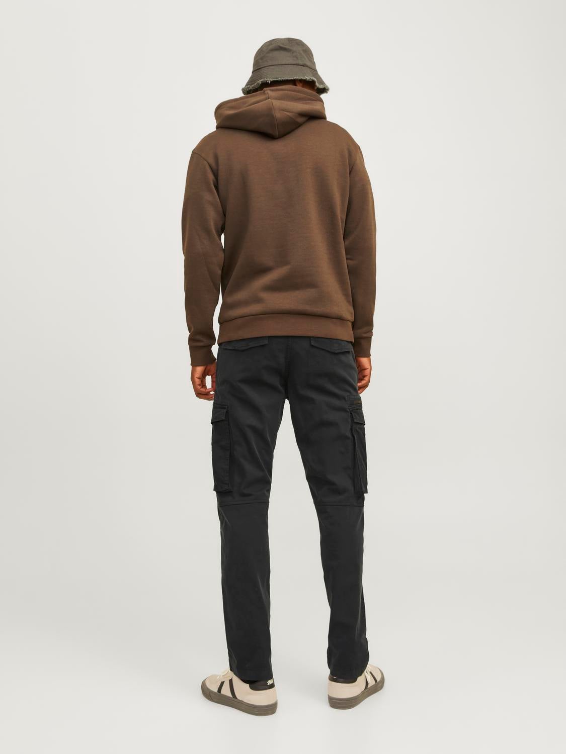 【oan】Bellows Fit Cargo Pants Relaxed Fit Cargo Pants | Black | Jack & Jones®