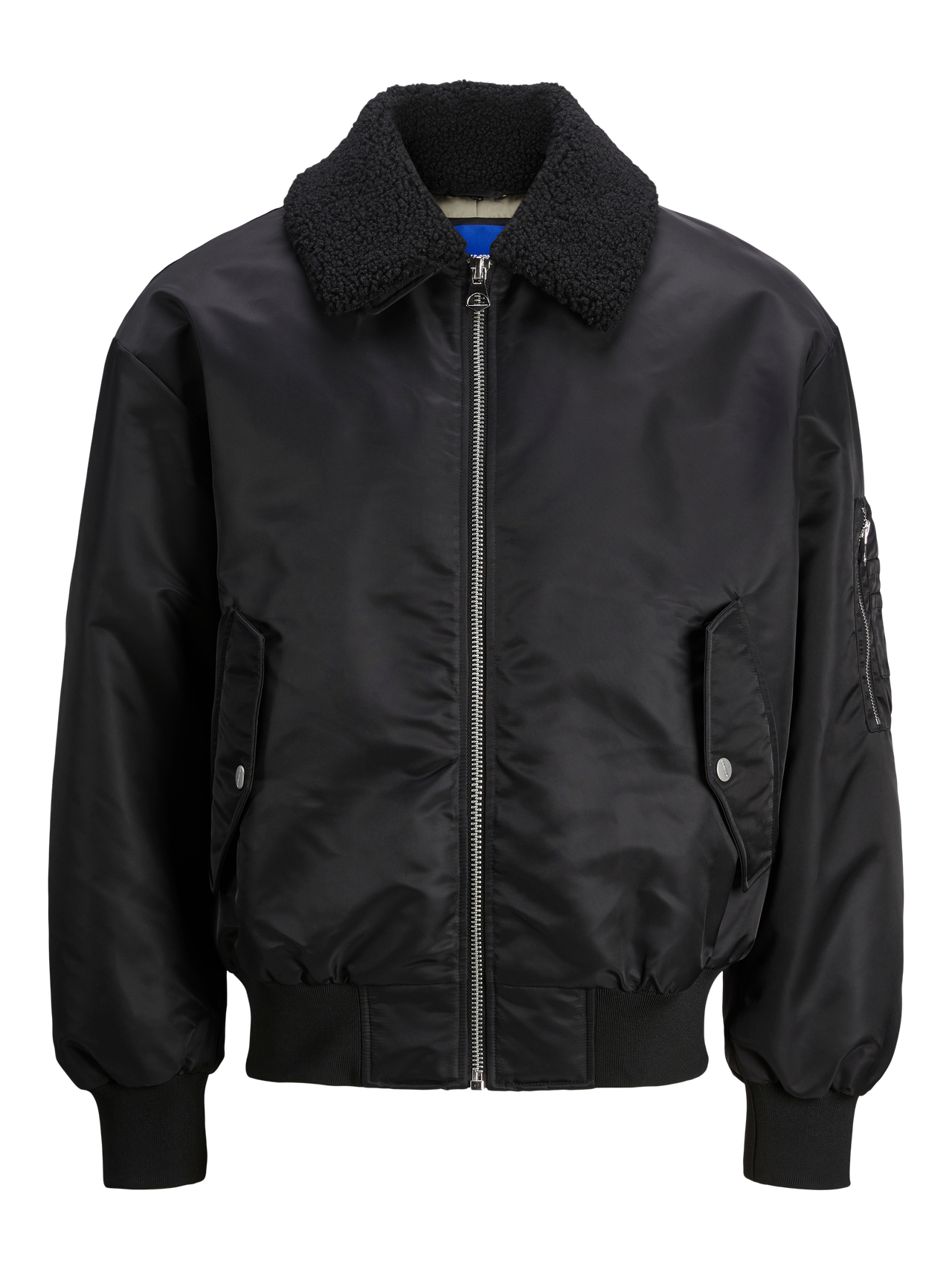 Jack jones Spread Collar Bomber Jacket Black M