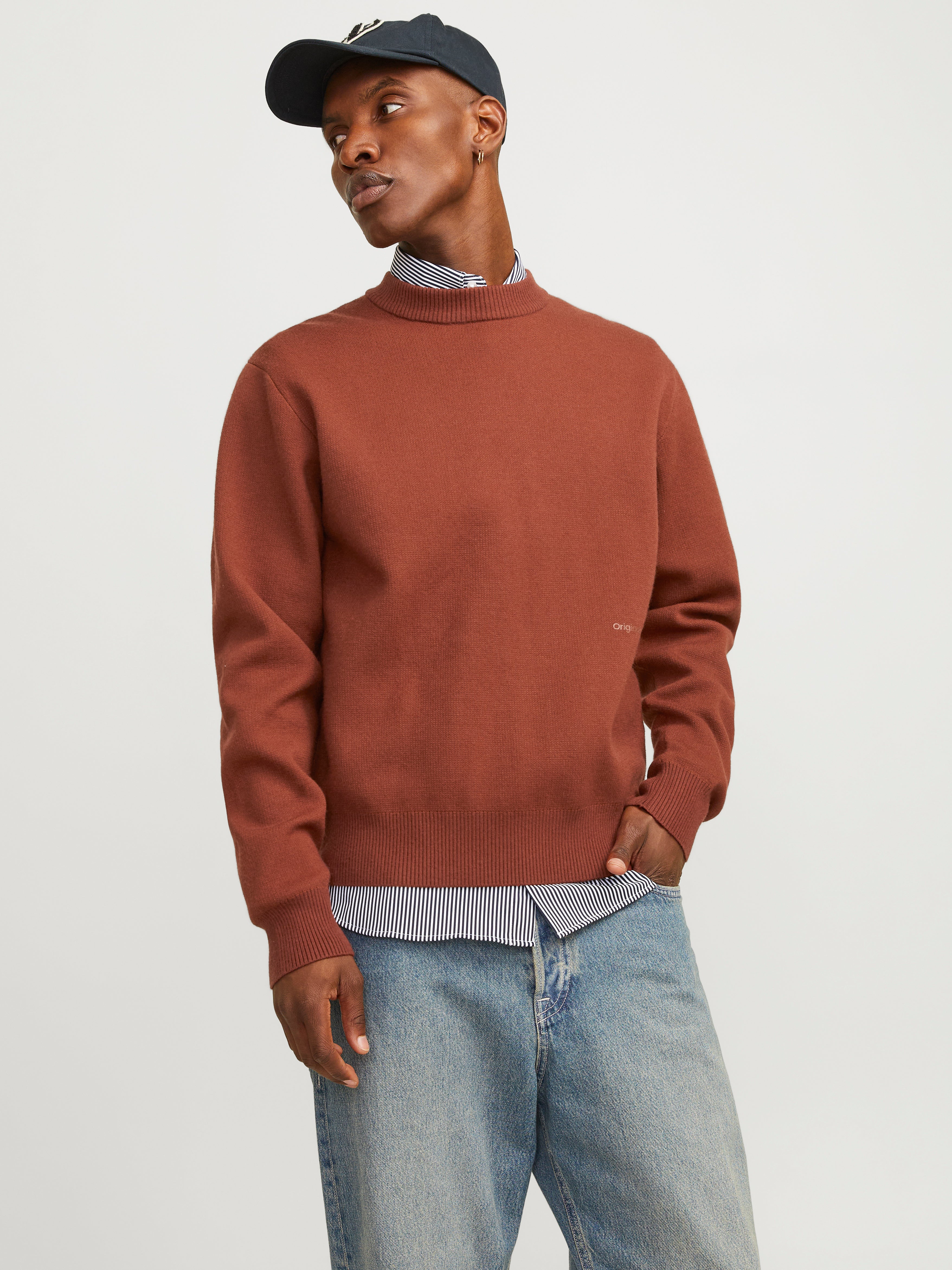 Wide Fit Crew neck Sweater