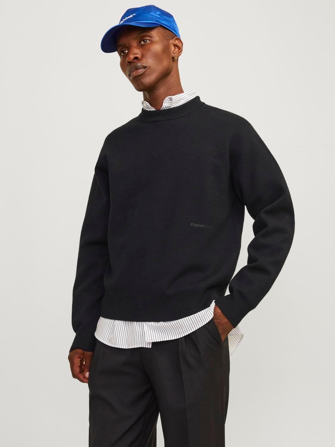 Wide Fit Crew neck Sweater