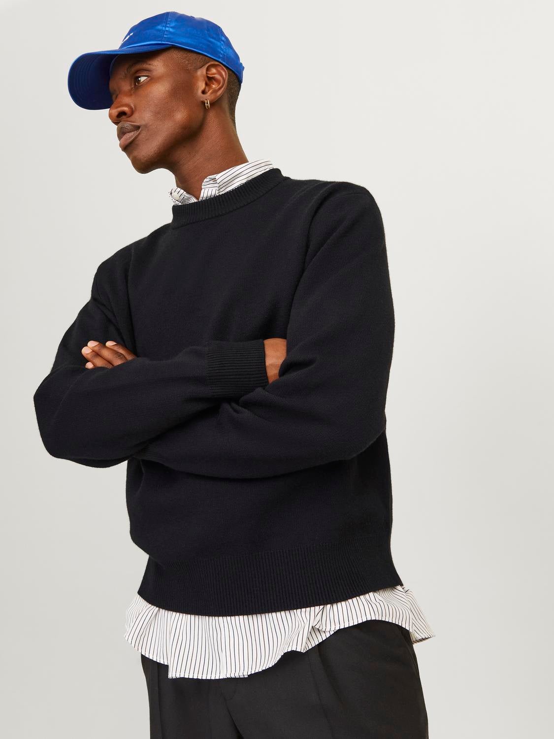 Wide Fit Crew neck Sweater | Jack & Jones